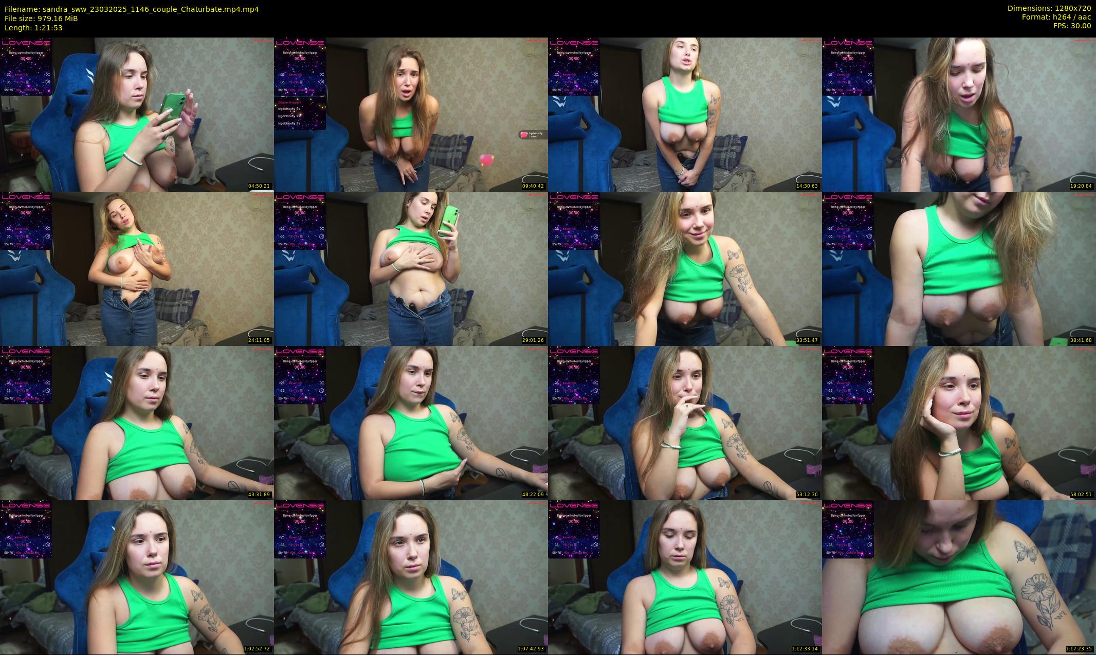 sandra_sww — 82 minute Chaturbate couple cam show recording, 720p, Mar 23, 2025