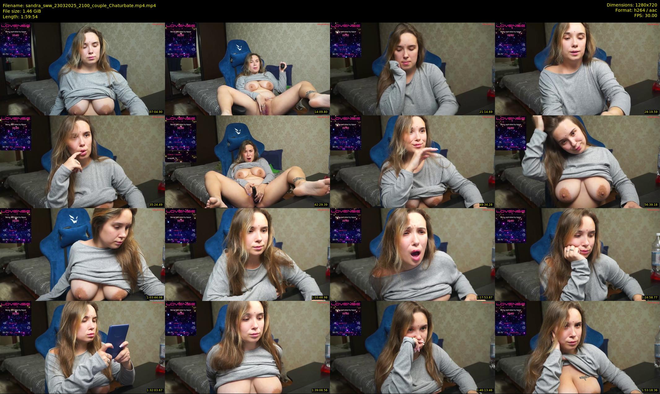 sandra_sww — 120 minute Chaturbate couple cam show recording, 720p, Mar 23, 2025