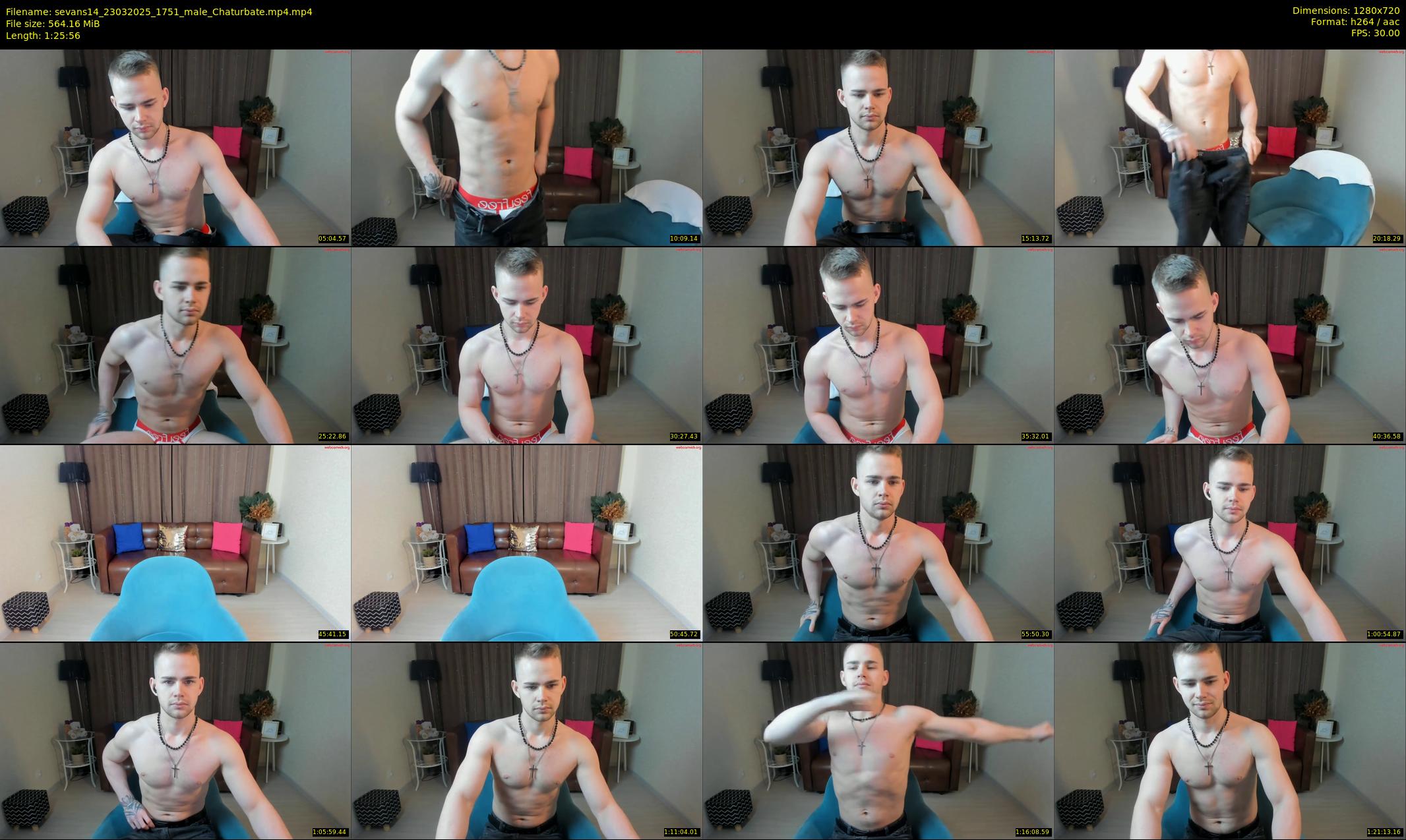 sevans14 — 86 minute Chaturbate male cam show recording, 720p, Mar 23, 2025