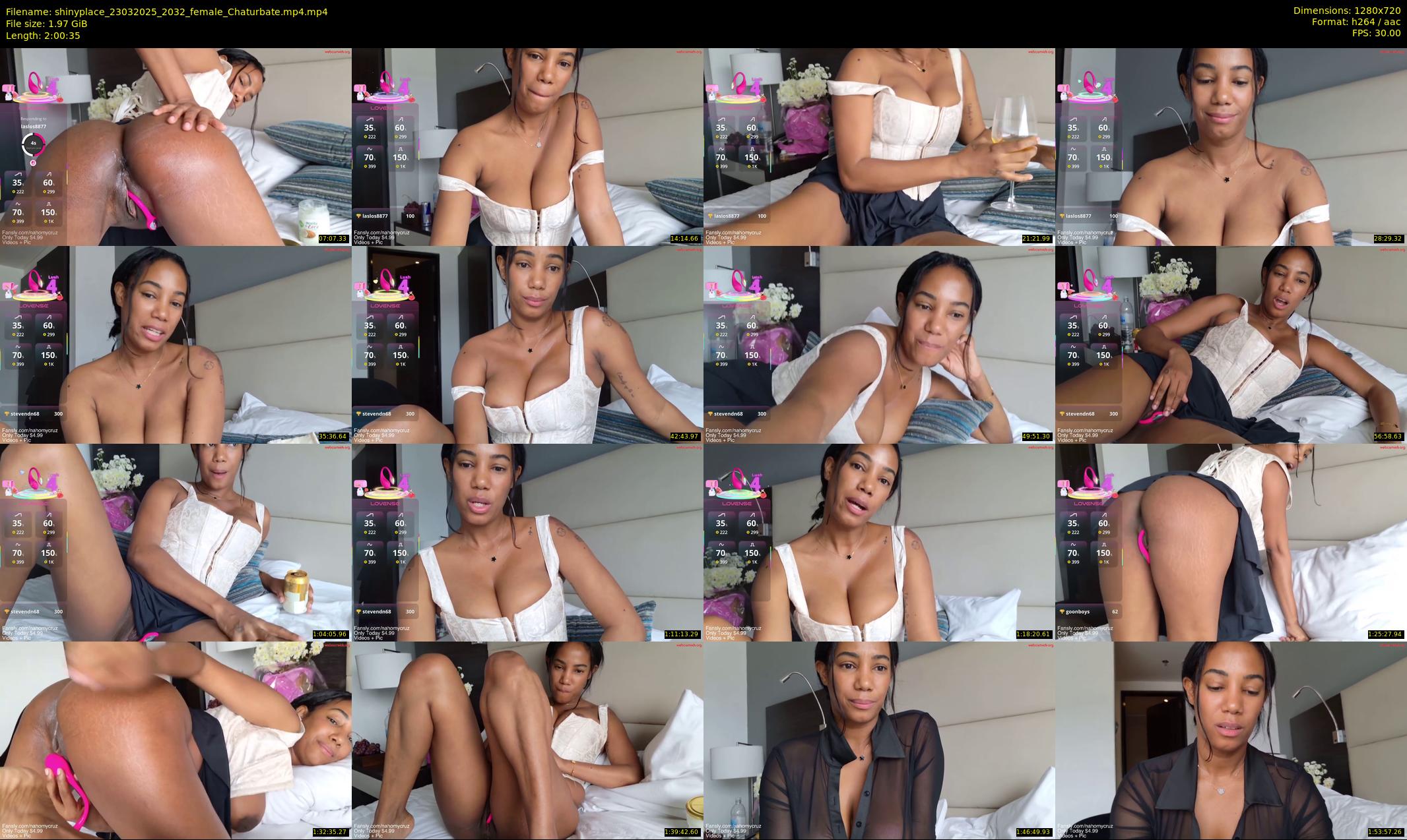 shinyplace — 121 minute Chaturbate couple cam show recording, 720p, Mar 23, 2025