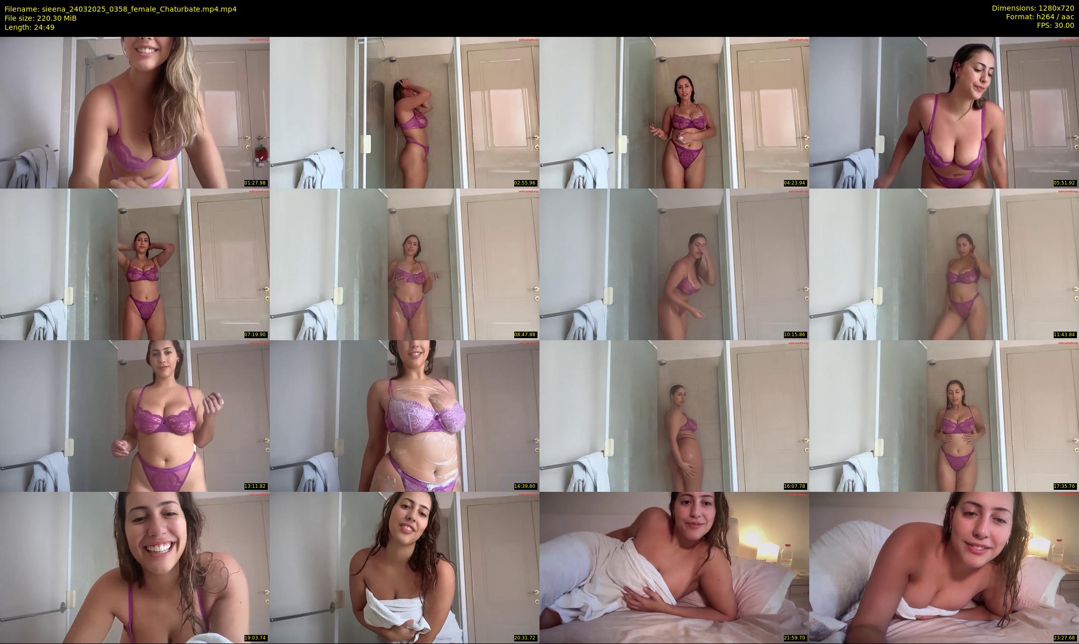 sieena — 25 minute Chaturbate female cam show recording, 720p, Mar 24, 2025