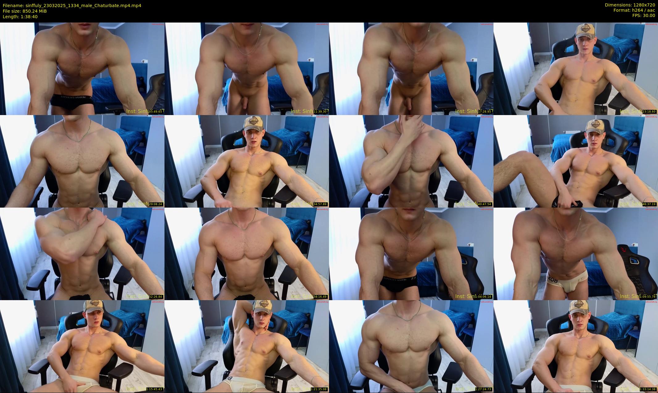 sinffuly — 99 minute Chaturbate male cam show recording, 720p, Mar 23, 2025