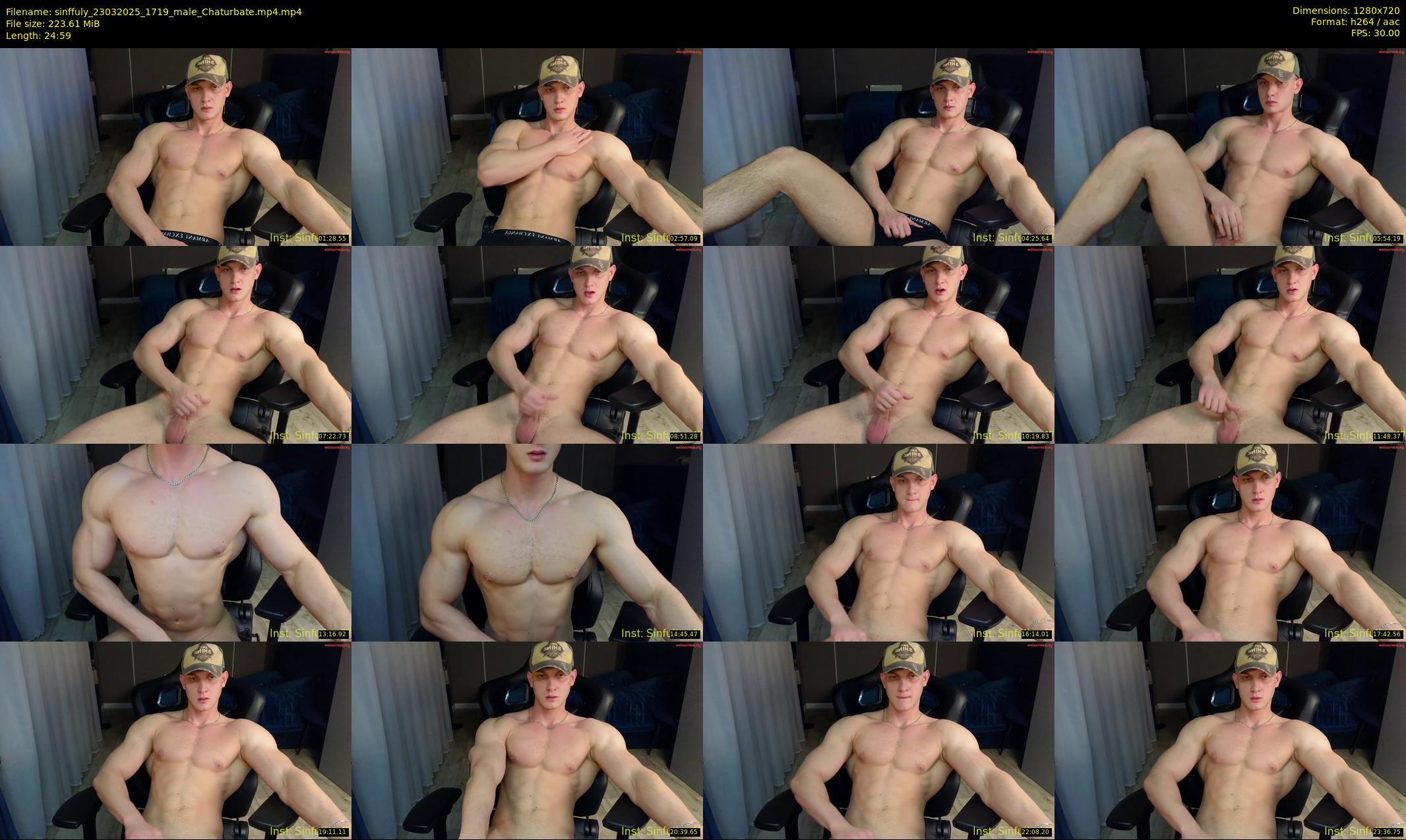 sinffuly — 25 minute Chaturbate male cam show recording, 720p, Mar 23, 2025