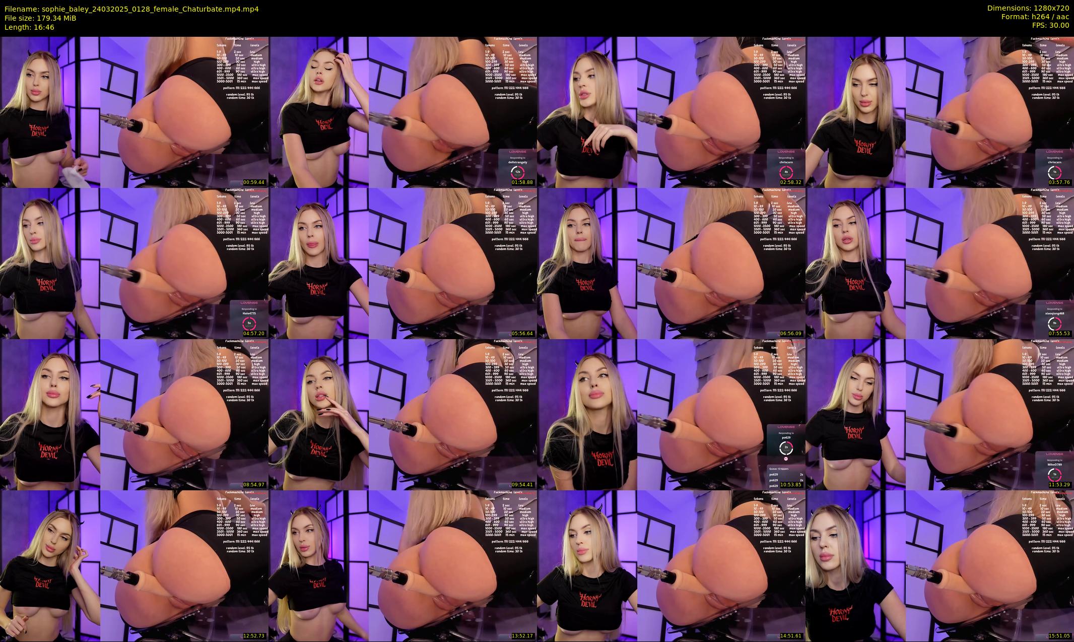 sophie_baley — 17 minute Chaturbate female cam show recording, 720p, Mar 24, 2025