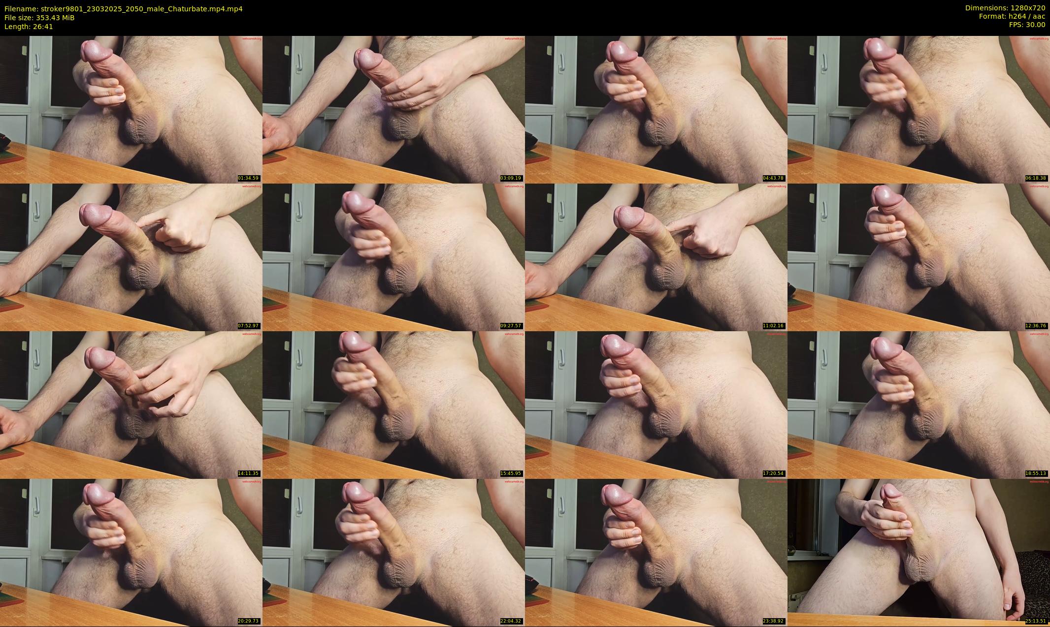 stroker9801 — 27 minute Chaturbate male cam show recording, 720p, Mar 23, 2025