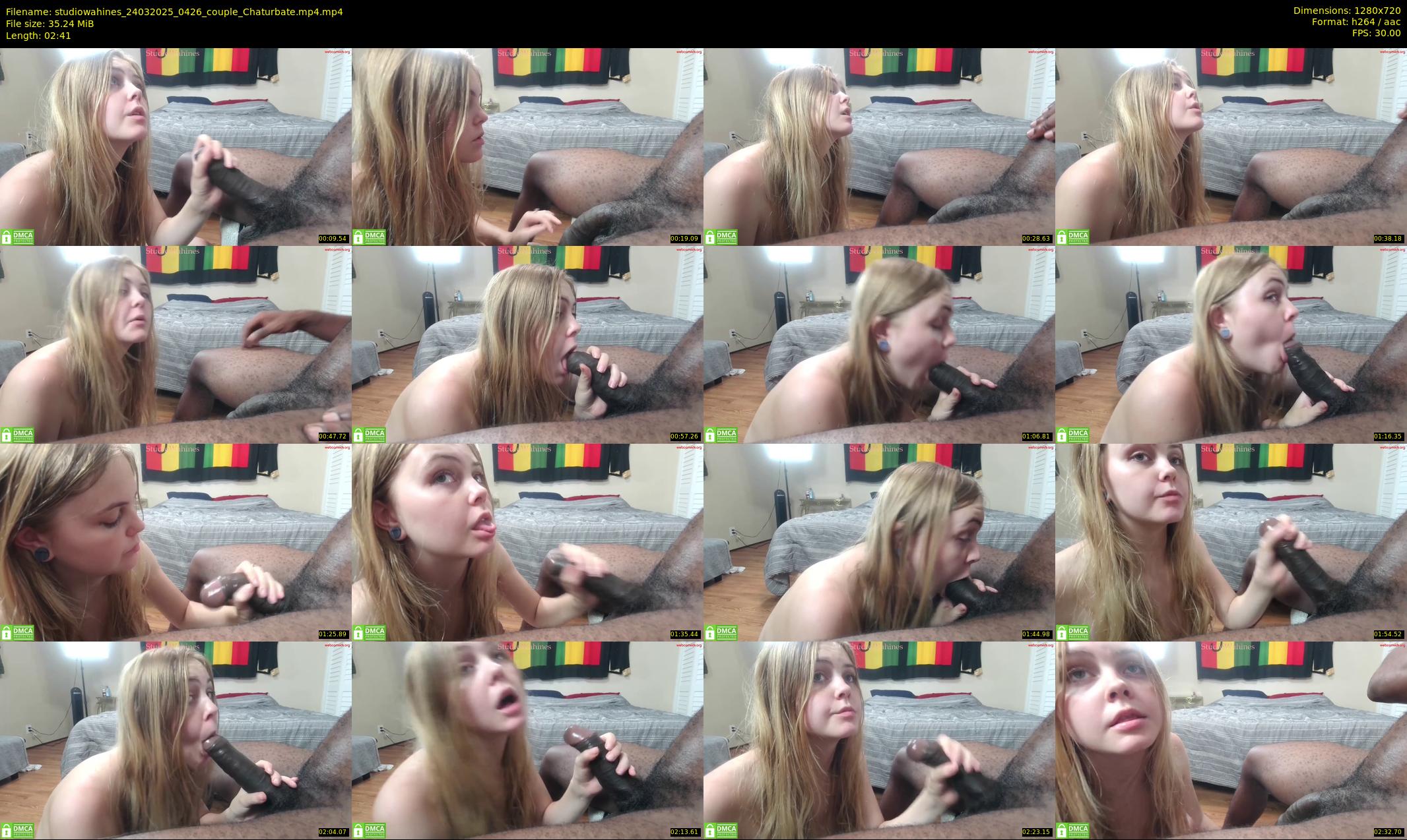 studiowahines — 3 minute Chaturbate couple cam show recording, 720p, Mar 24, 2025