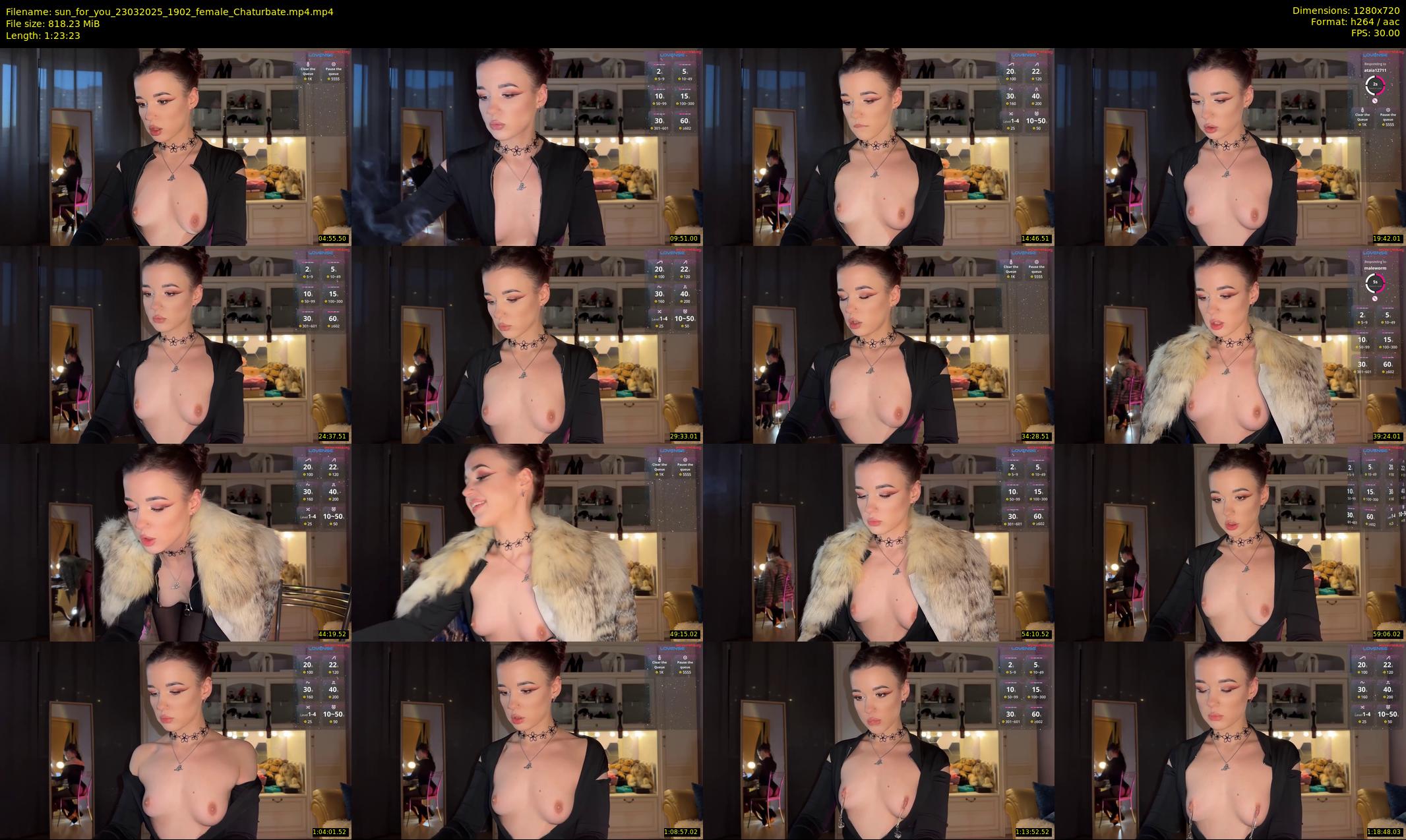 sun_for_you — 84 minute Chaturbate female cam show recording, 720p, Mar 23, 2025