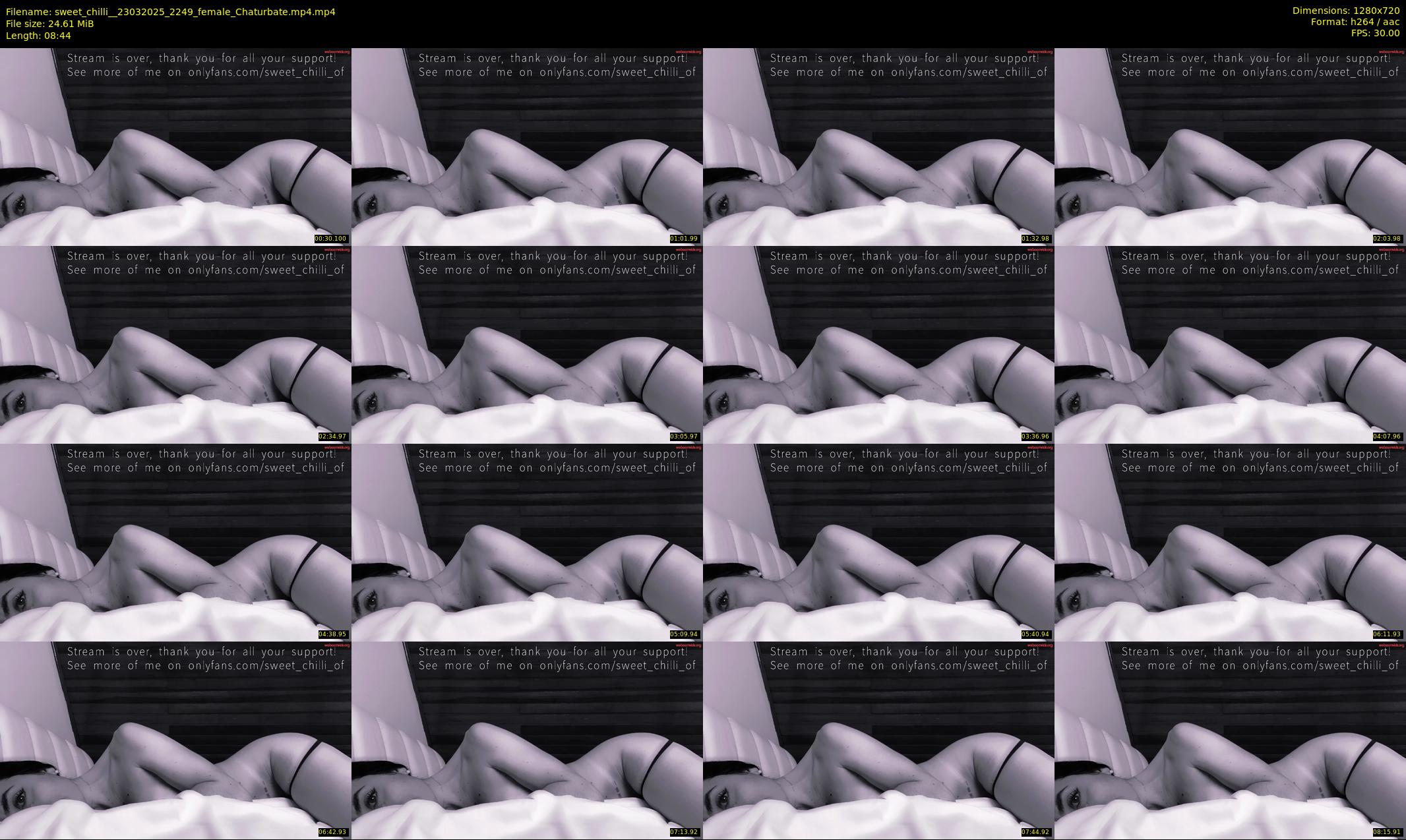 sweet_chilli_ — 9 minute Chaturbate female cam show recording, 720p, Mar 23, 2025