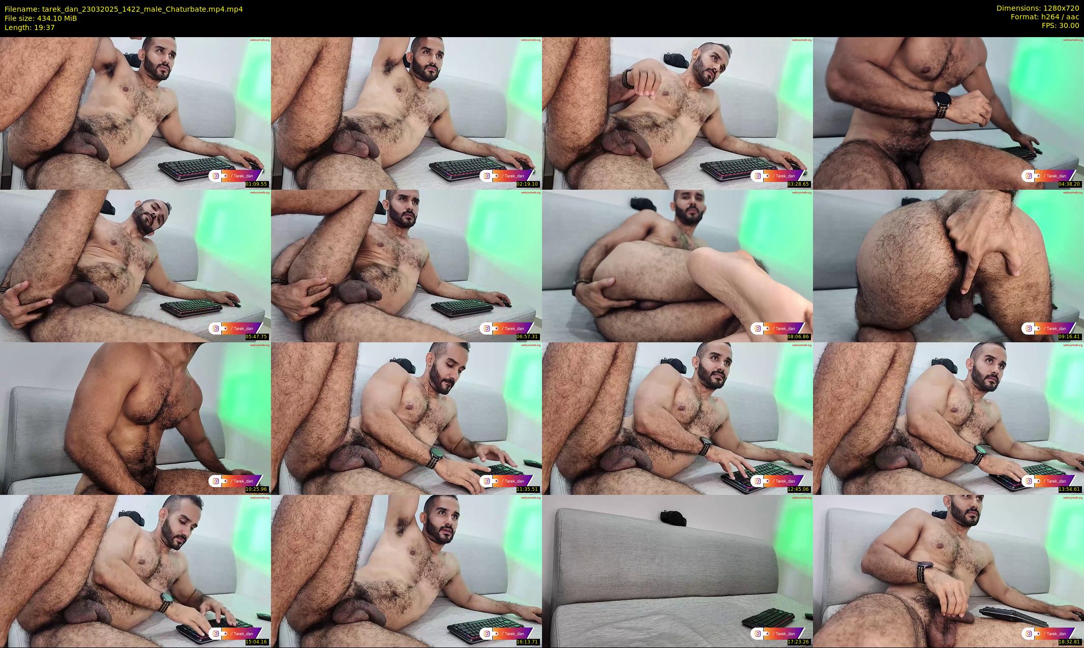 tarek_dan — 20 minute Chaturbate male cam show recording, 720p, Mar 23, 2025