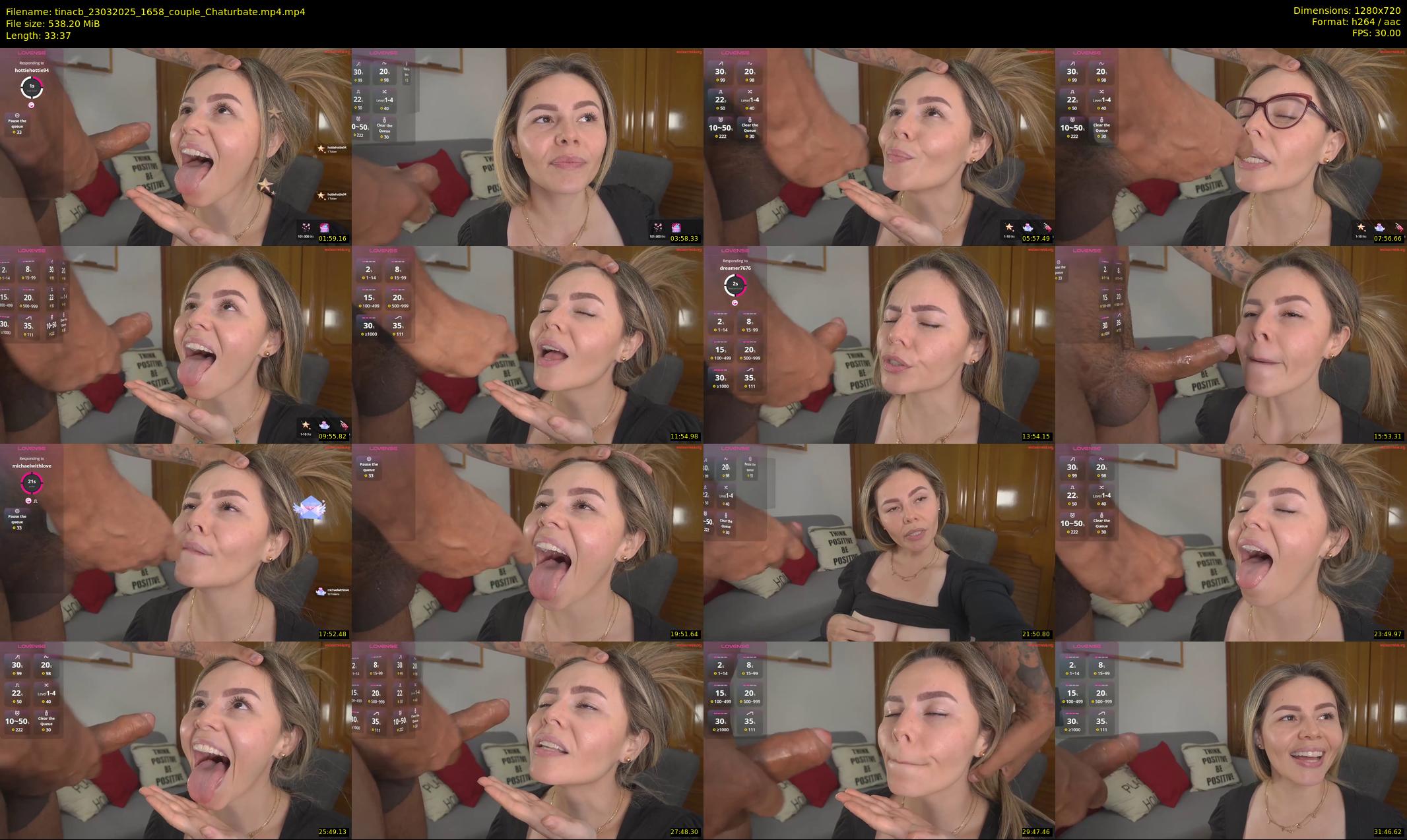 tinacb — 34 minute Chaturbate female cam show recording, 720p, Mar 23, 2025