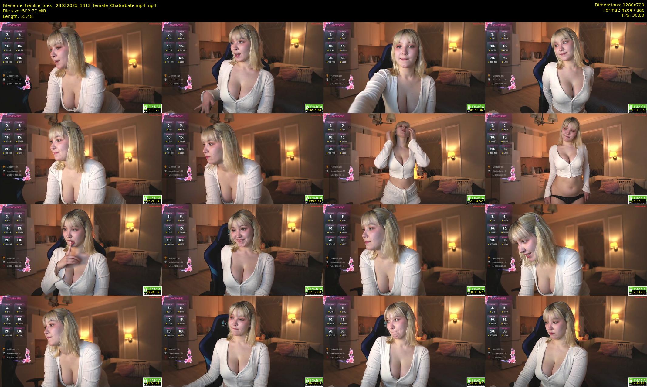 twinkle_toes_ — 56 minute Chaturbate female cam show recording, 720p, Mar 23, 2025