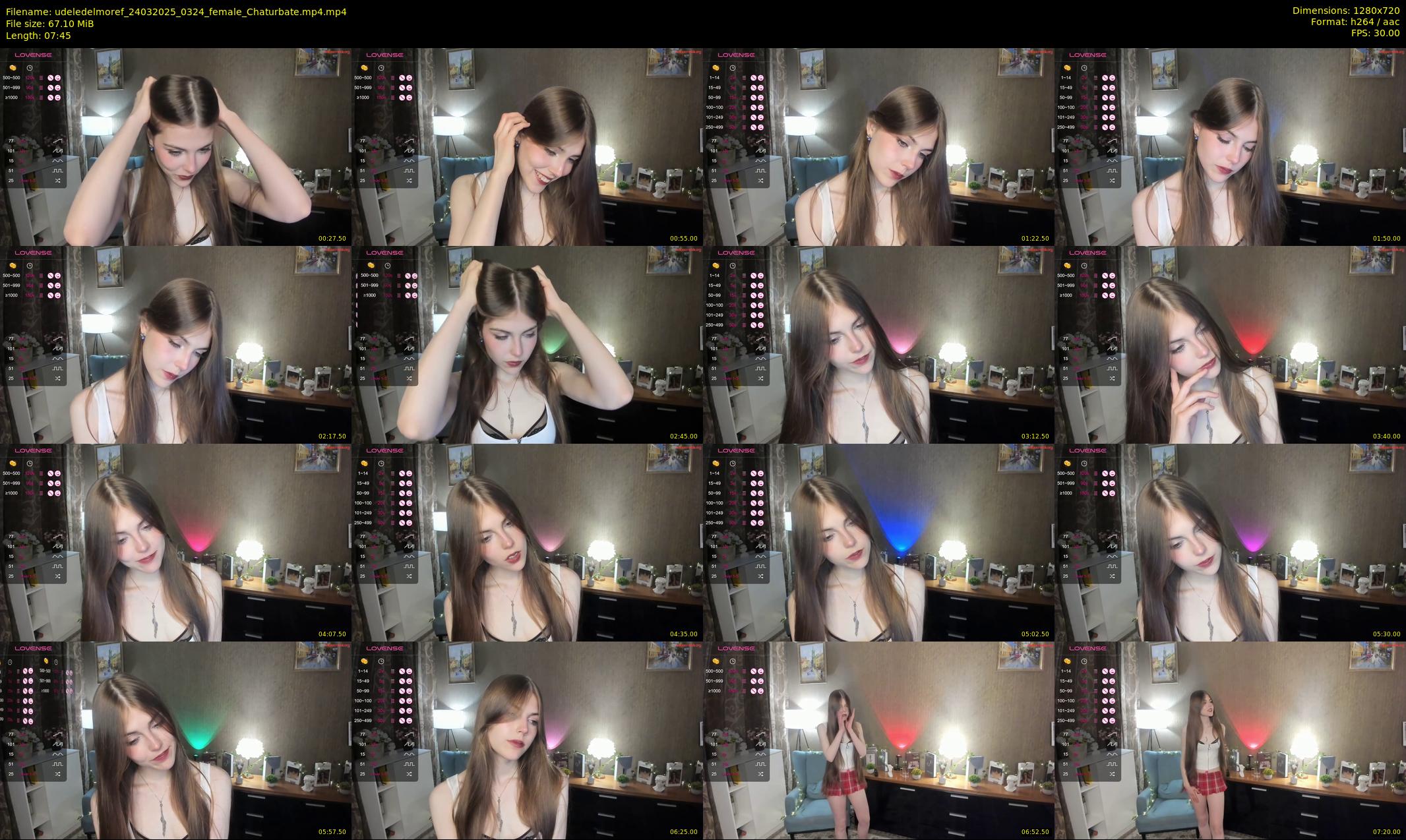 udeledelmoref — 8 minute Chaturbate female cam show recording, 720p, Mar 24, 2025