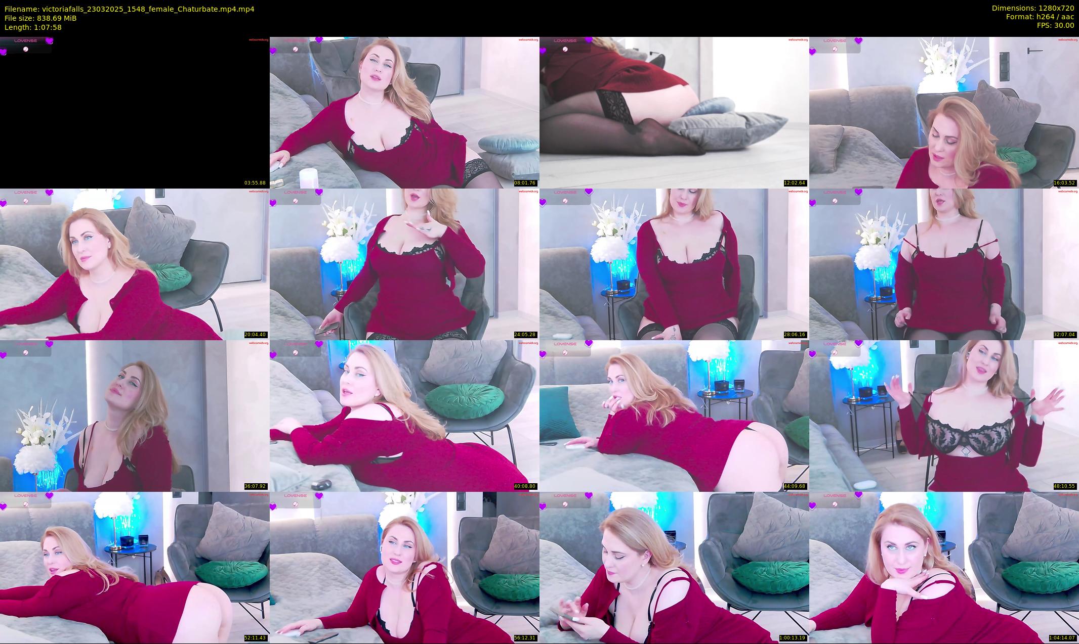 victoriafalls — 68 minute Chaturbate female cam show recording, 720p, Mar 23, 2025