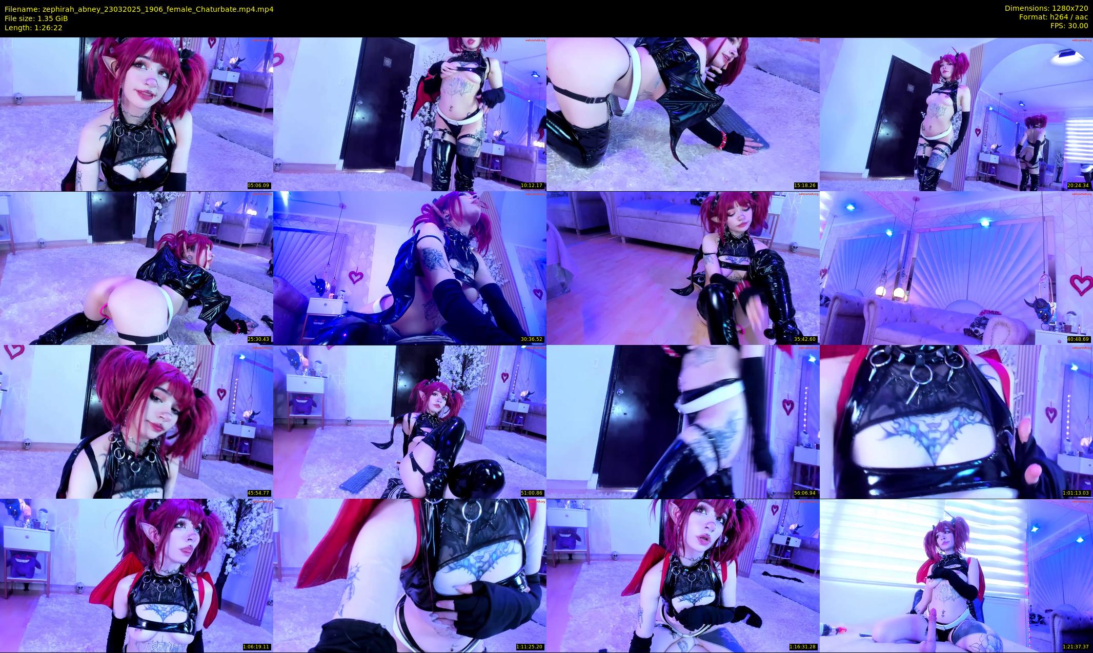 zephirah_abney — 87 minute Chaturbate female cam show recording, 720p, Mar 23, 2025