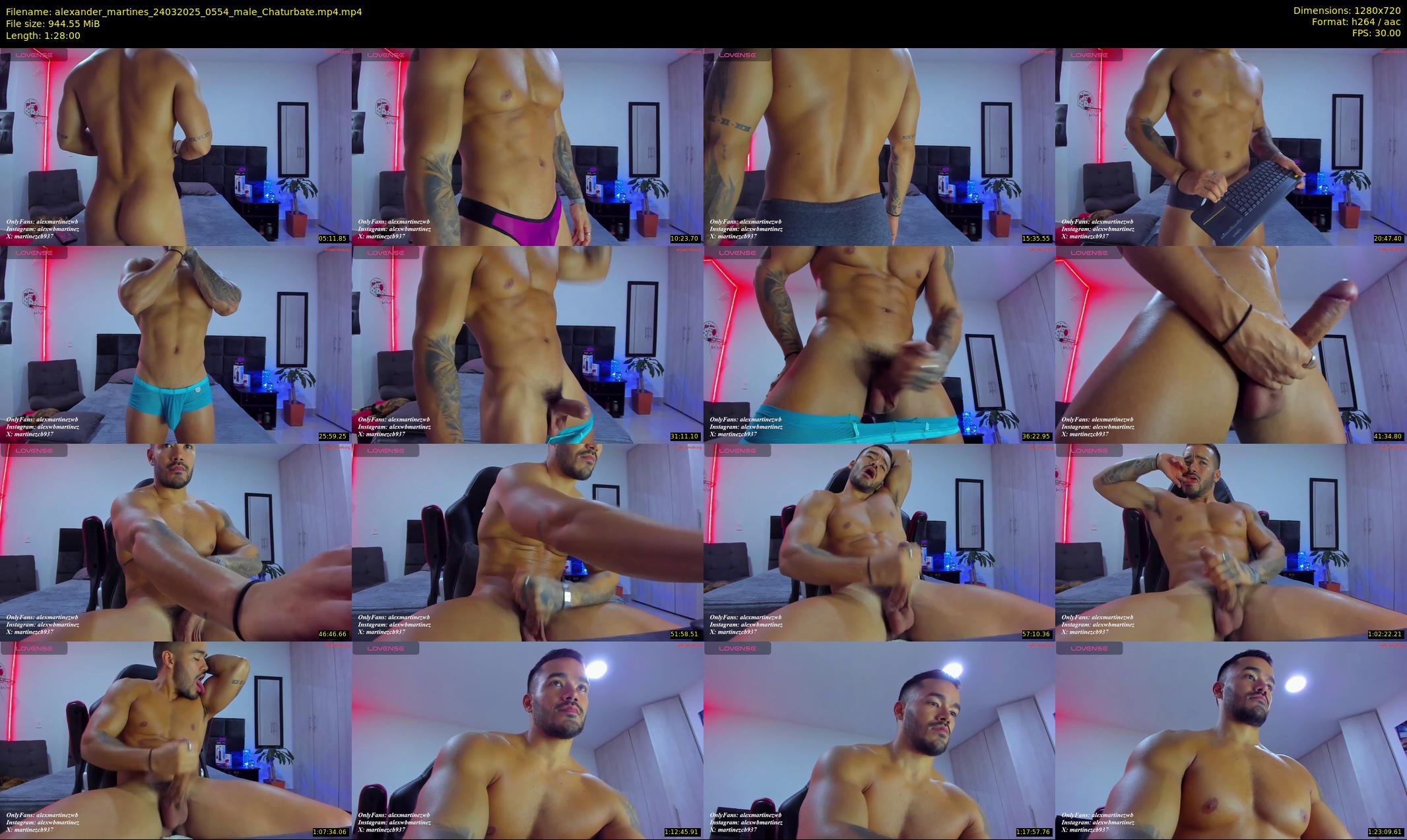 alexander_martines — 88 minute Chaturbate male cam show recording, 720p, Mar 24, 2025