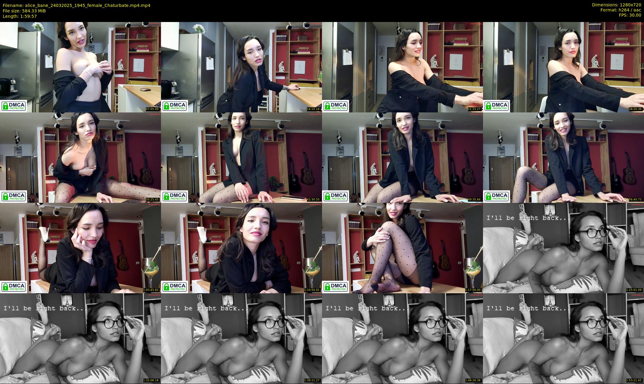 alice_bane — 120 minute Chaturbate female cam show recording, 720p, Mar 24, 2025