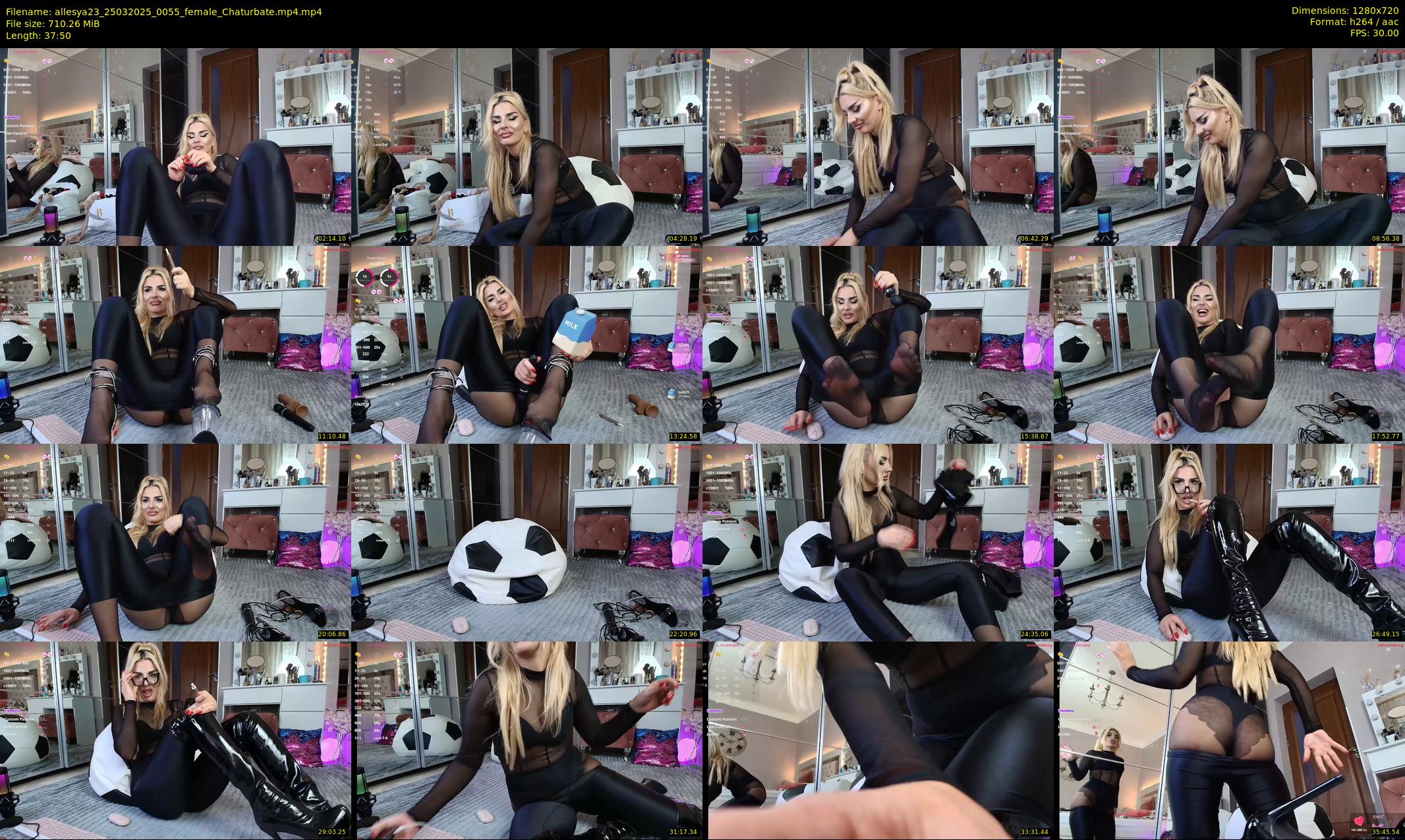 allesya23 — 38 minute Chaturbate female cam show recording, 720p, Mar 25, 2025