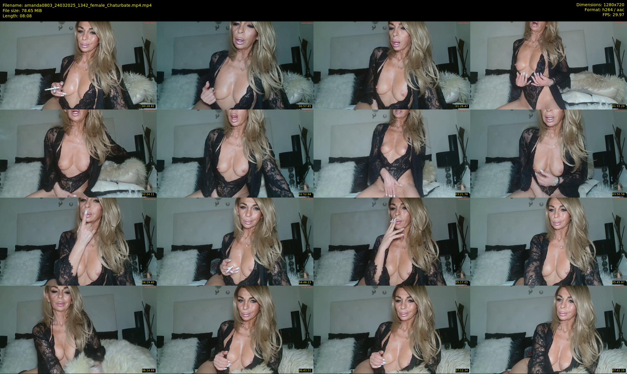 amanda0803 — 9 minute Chaturbate female cam show recording, 720p, Mar 24, 2025