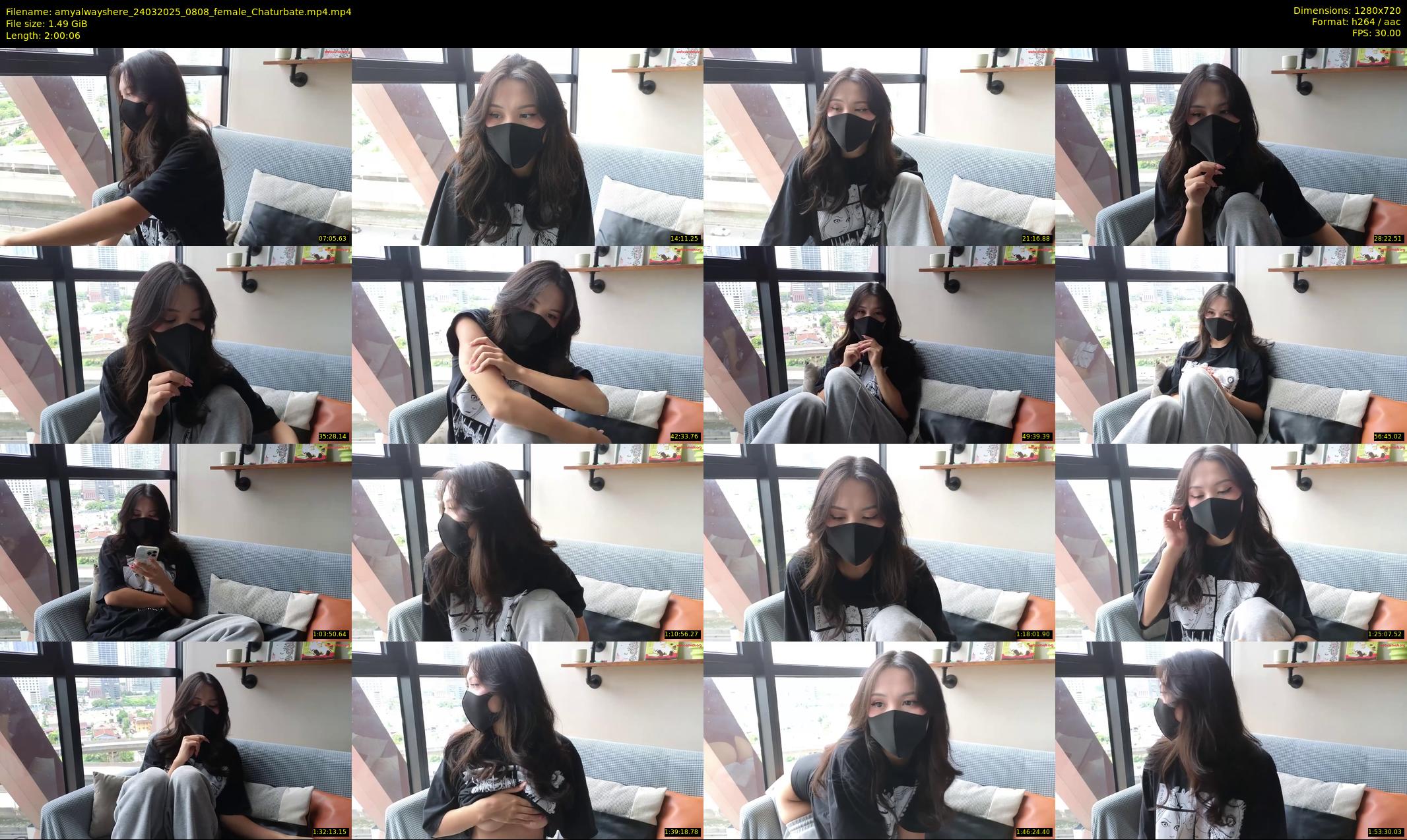amyalwayshere — 121 minute Chaturbate female cam show recording, 720p, Mar 24, 2025