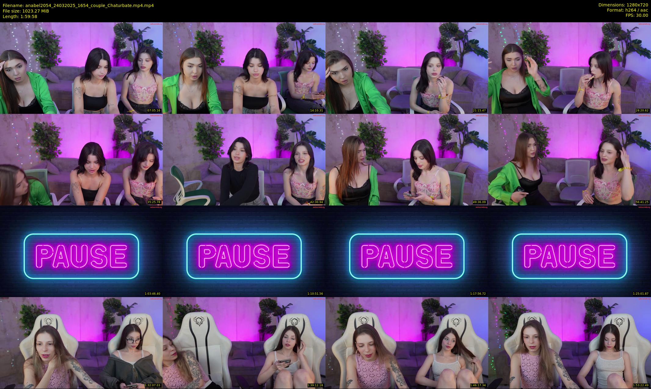 anabel2054 — 120 minute Chaturbate female cam show recording, 720p, Mar 24, 2025