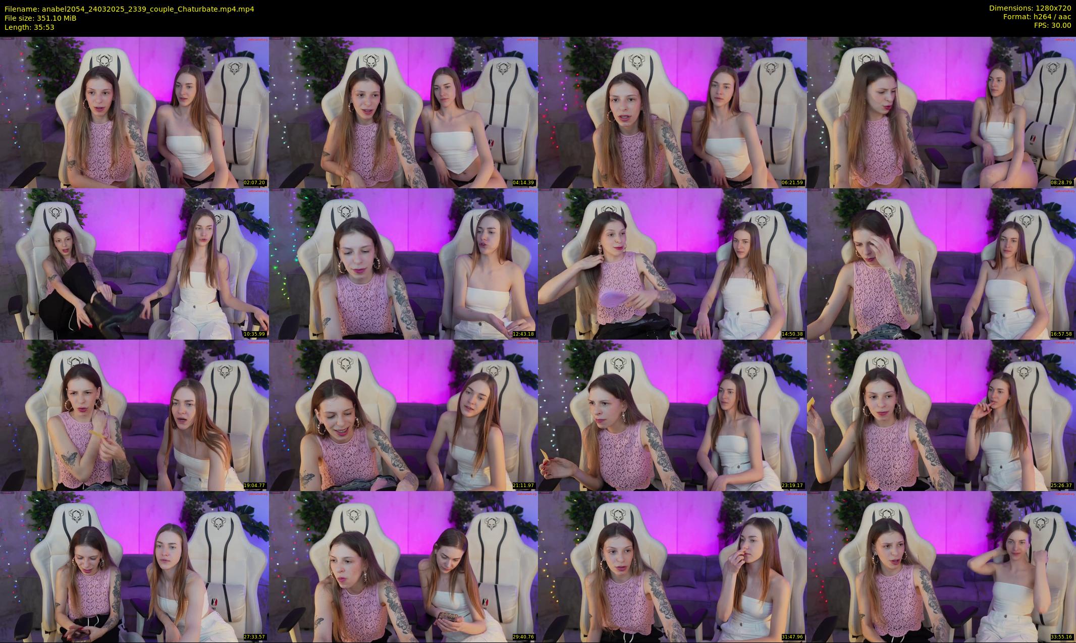 anabel2054 — 36 minute Chaturbate female cam show recording, 720p, Mar 24, 2025