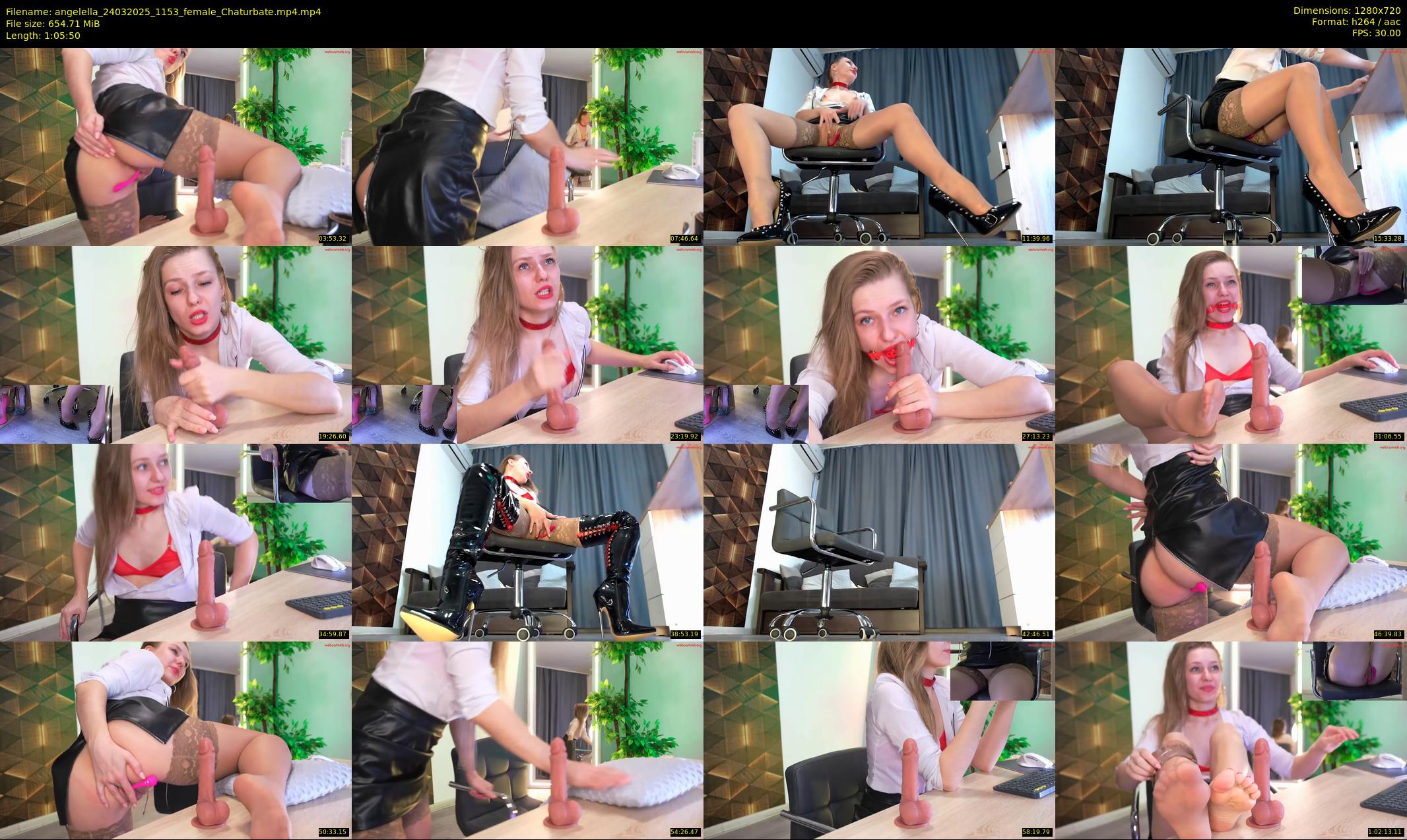 angelella — 66 minute Chaturbate female cam show recording, 720p, Mar 24, 2025