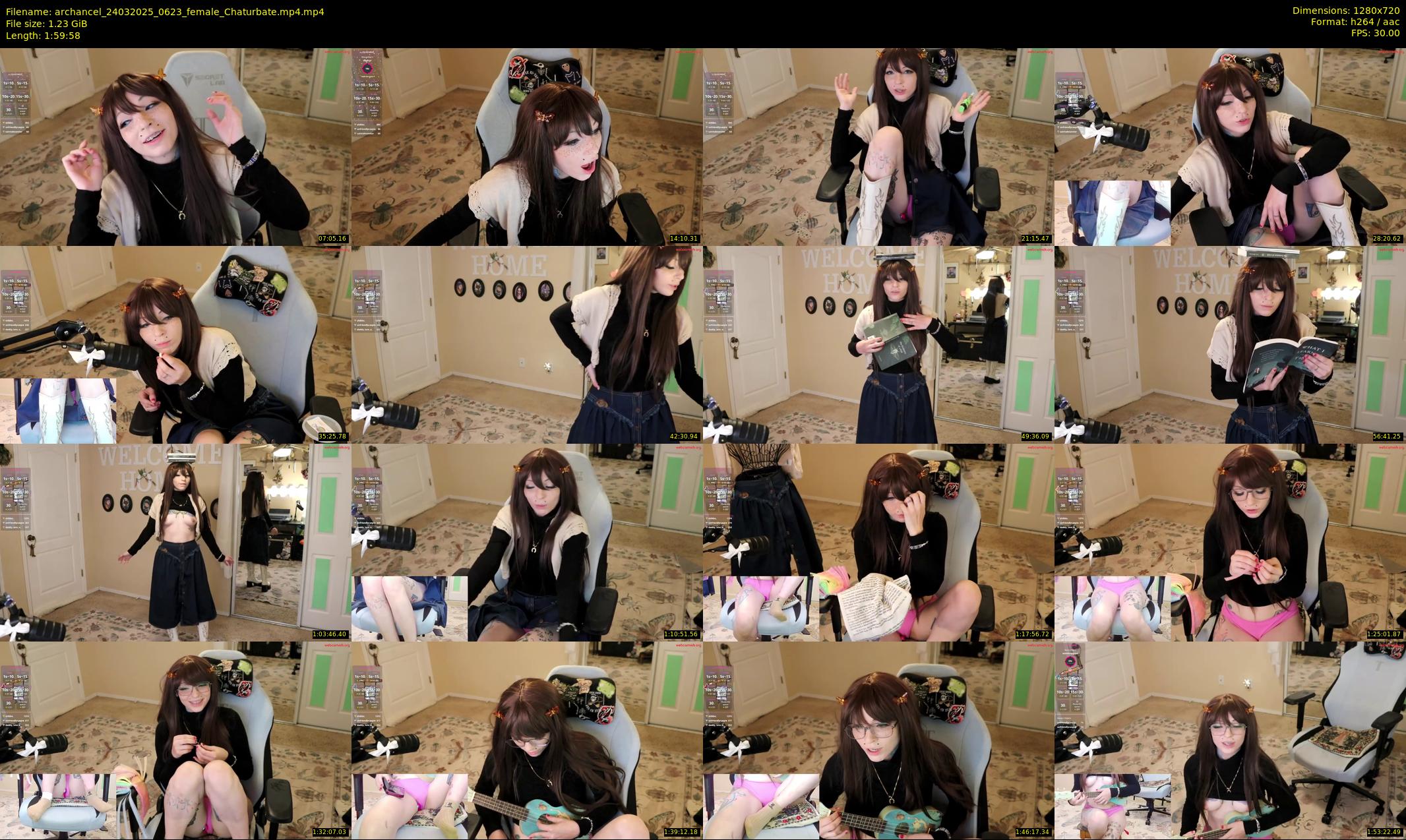 archancel — 120 minute Chaturbate female cam show recording, 720p, Mar 24, 2025