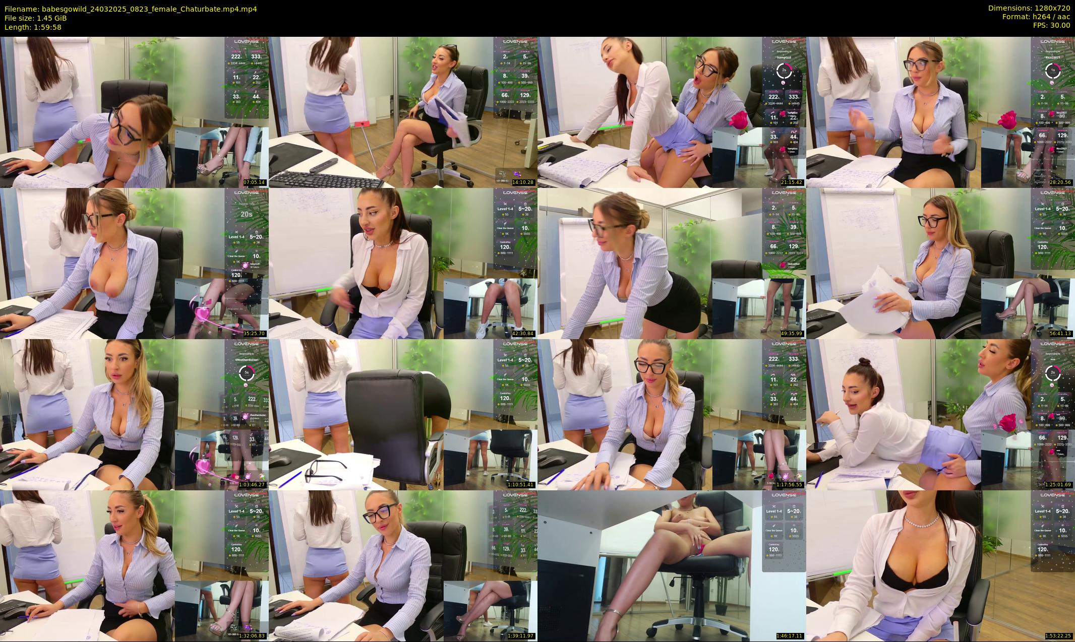 babesgowild — 120 minute Chaturbate couple cam show recording, 720p, Mar 24, 2025
