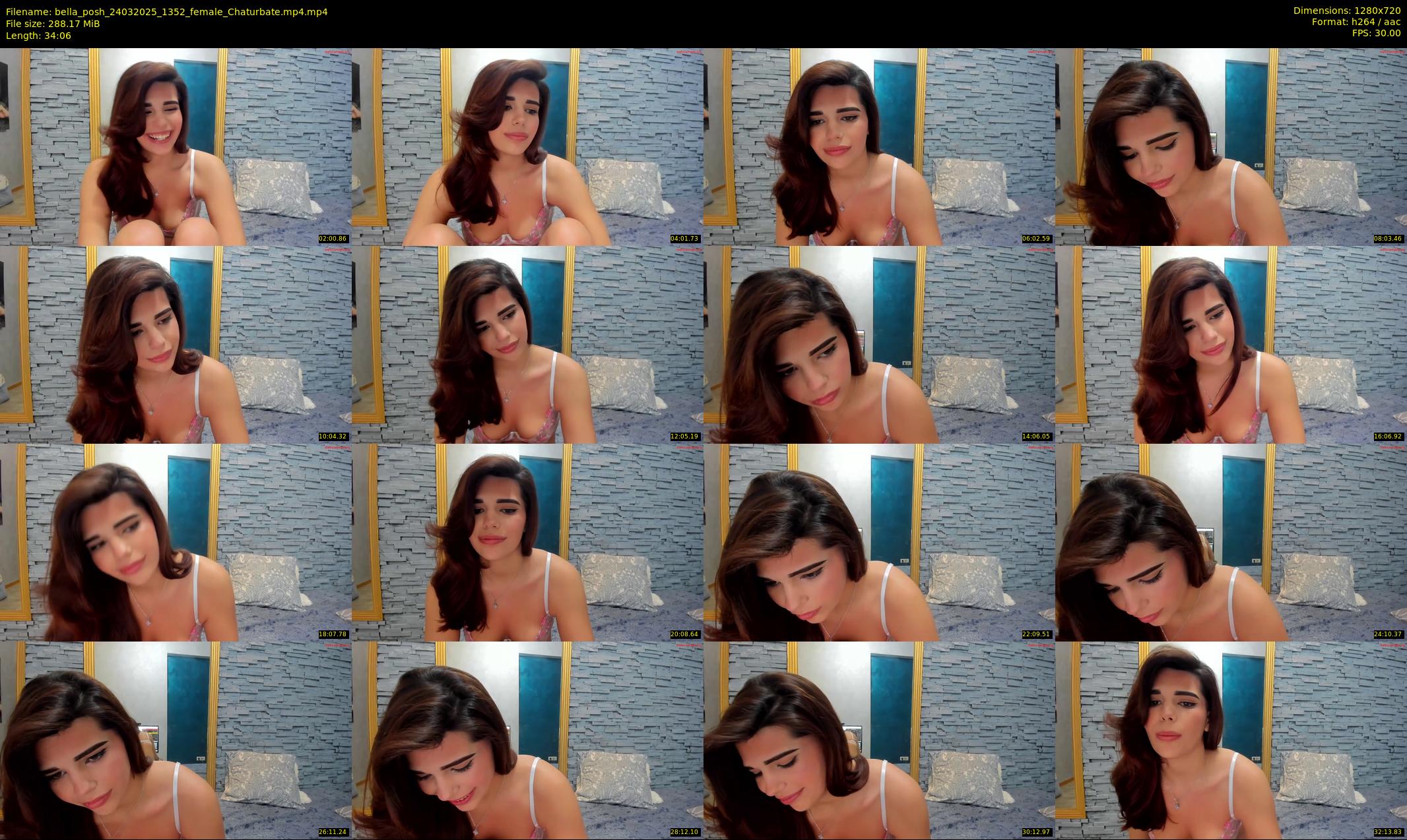 bella_posh — 35 minute Chaturbate female cam show recording, 720p, Mar 24, 2025