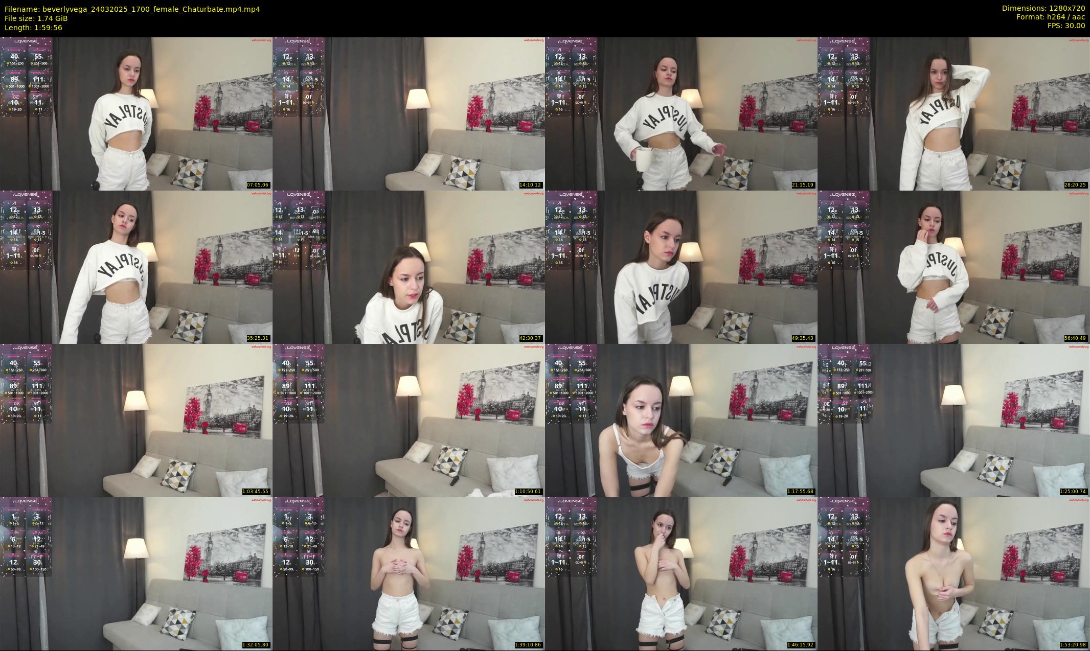 beverlyvega — 120 minute Chaturbate couple cam show recording, 720p, Mar 24, 2025