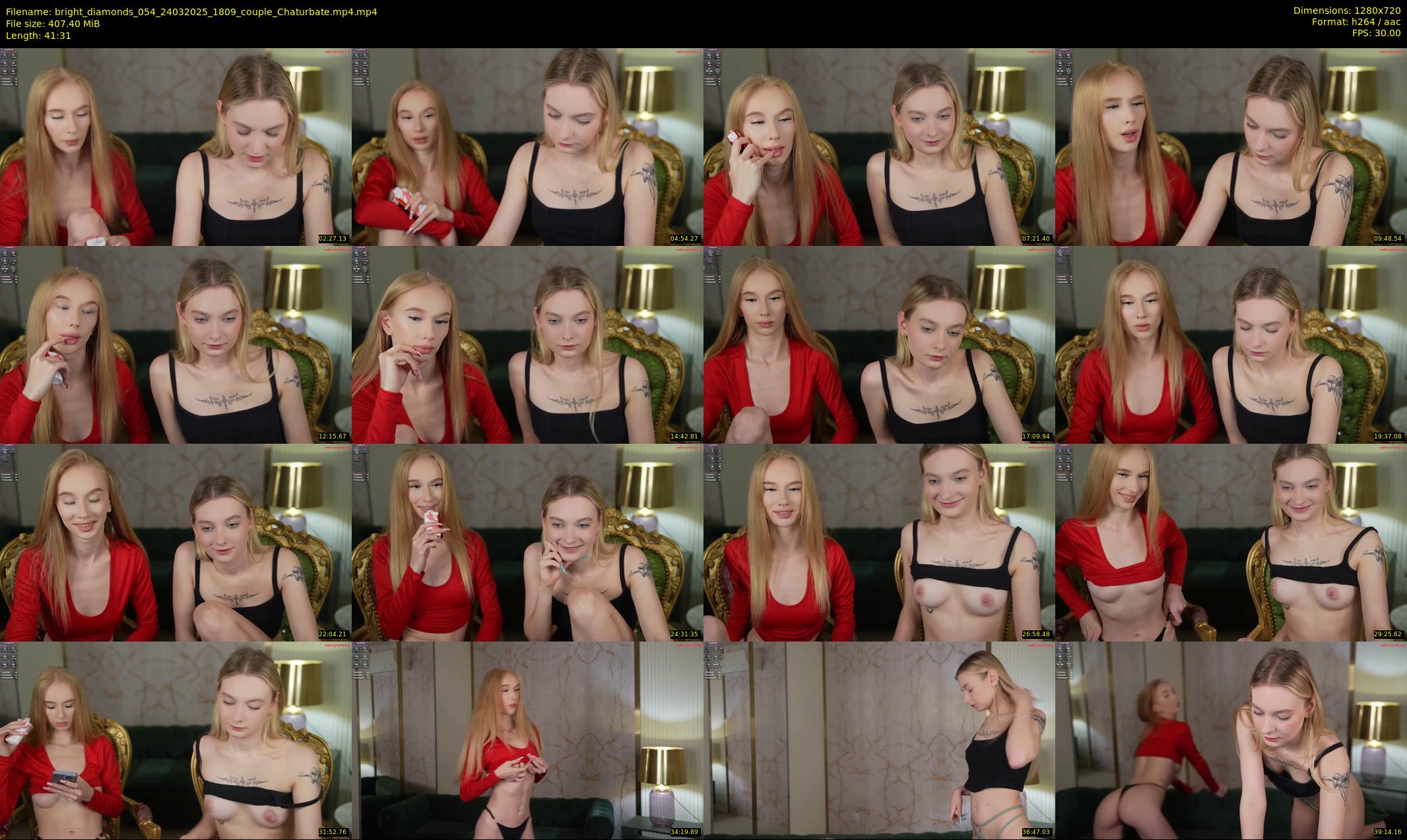 bright_diamonds_054 — 42 minute Chaturbate couple cam show recording, 720p, Mar 24, 2025