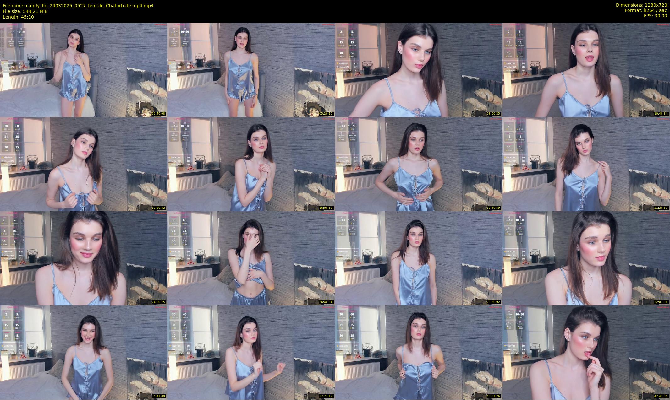 candy_flo — 46 minute Chaturbate female cam show recording, 720p, Mar 24, 2025