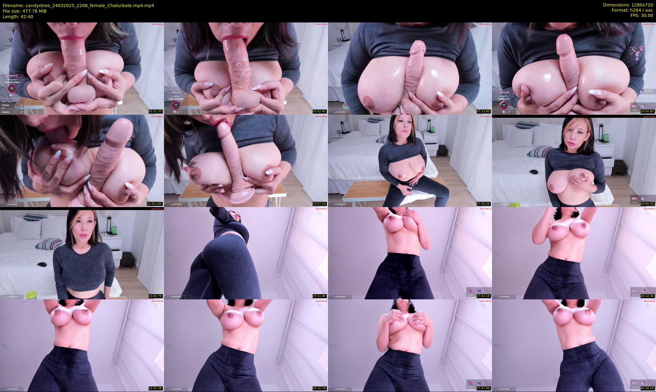 candyxtreo — 43 minute Chaturbate couple cam show recording, 720p, Mar 24, 2025