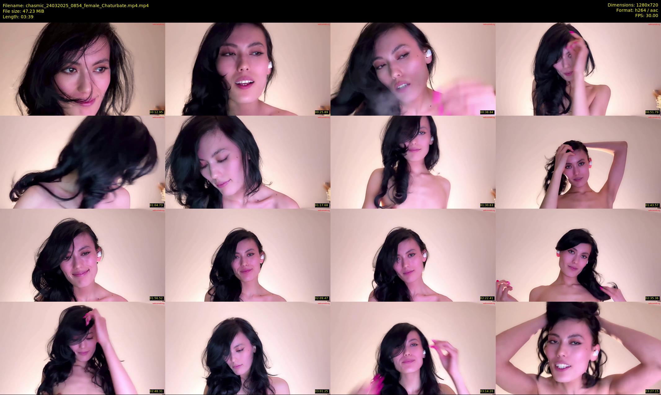 chasmic — 4 minute Chaturbate female cam show recording, 720p, Mar 24, 2025