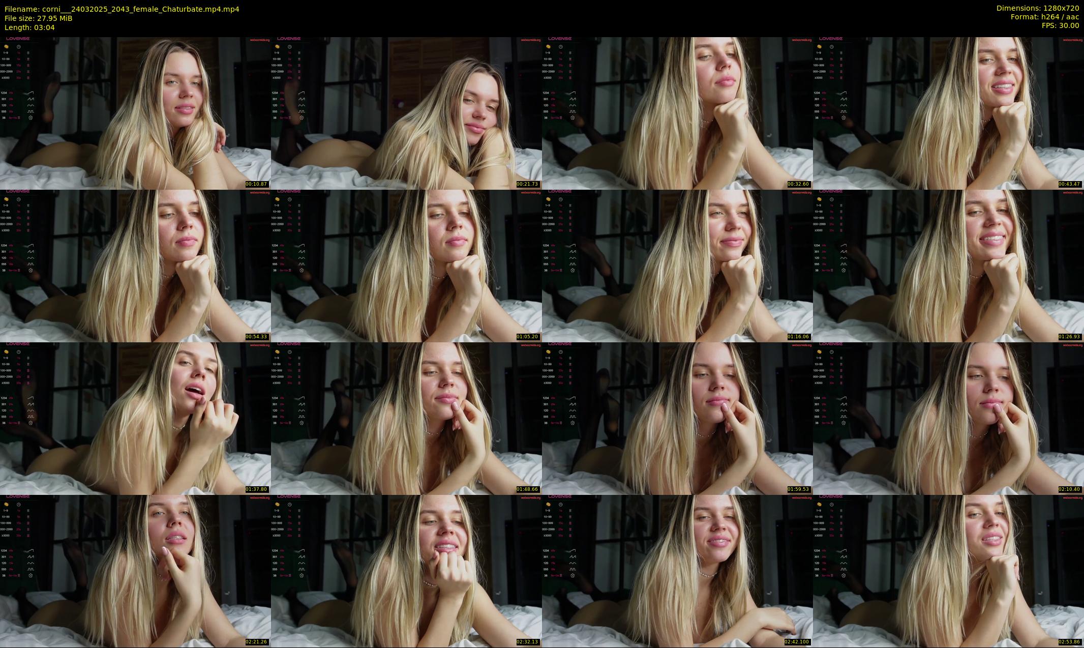 corni__ — 4 minute Chaturbate female cam show recording, 720p, Mar 24, 2025