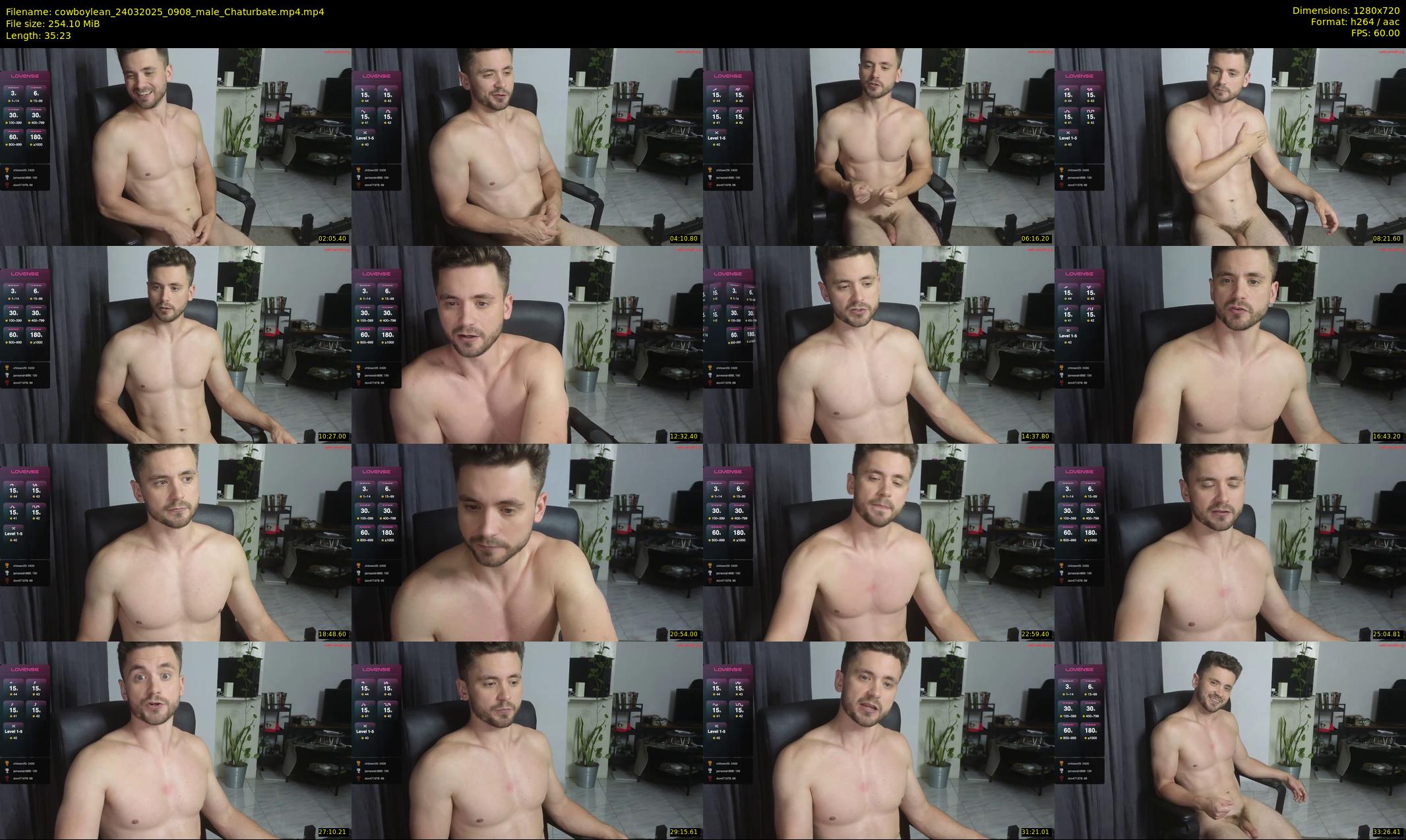 cowboylean — 36 minute Chaturbate male cam show recording, 720p, Mar 24, 2025