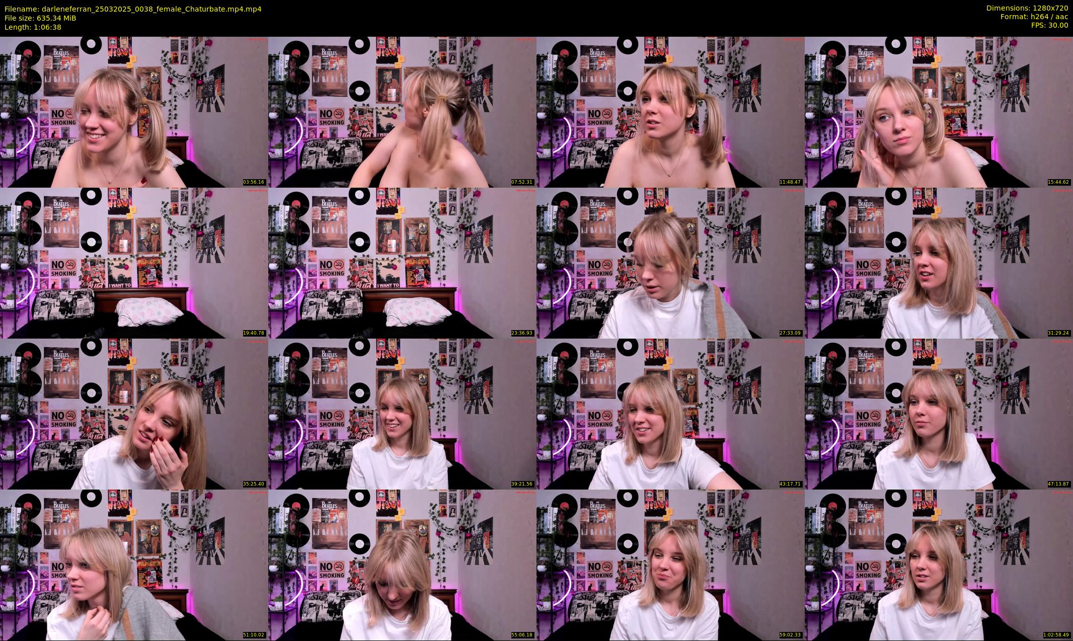 darleneferran — 67 minute Chaturbate female cam show recording, 720p, Mar 25, 2025