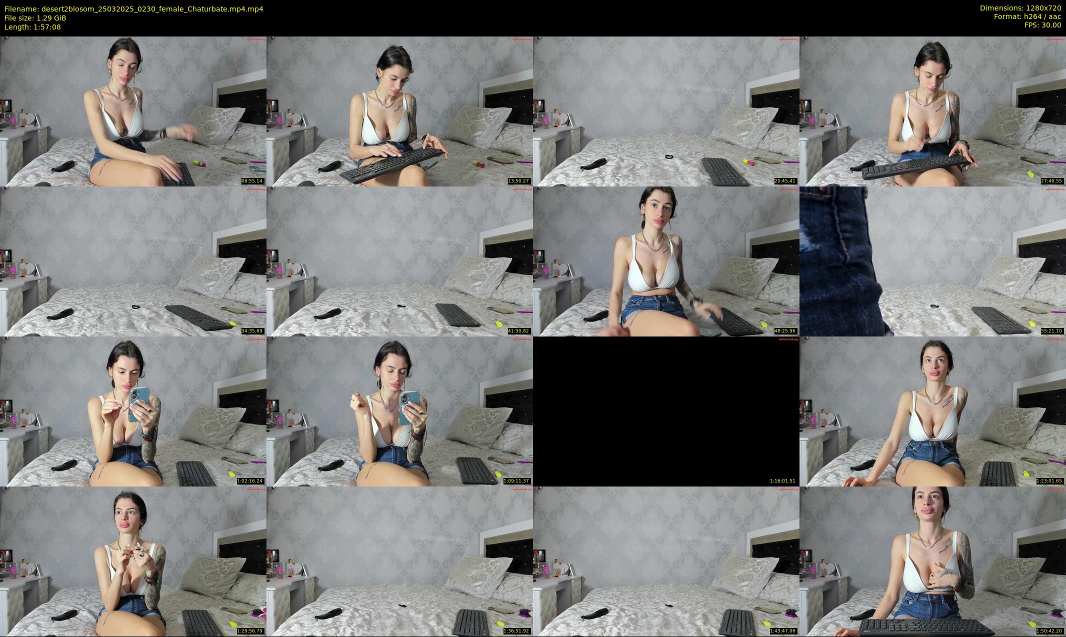 desert2blosom — 118 minute Chaturbate female cam show recording, 720p, Mar 25, 2025