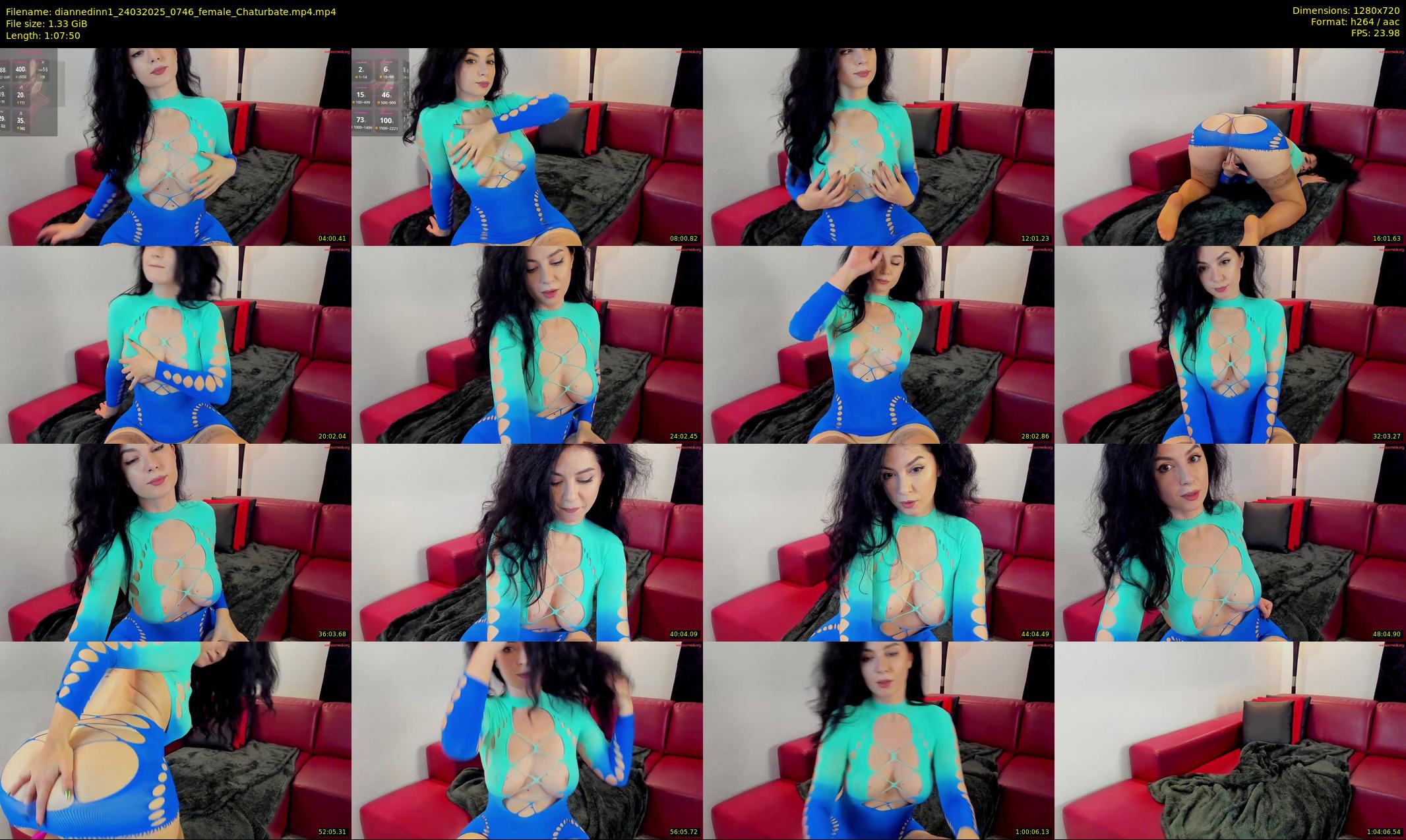 diannedinn1 — 68 minute Chaturbate female cam show recording, 720p, Mar 24, 2025