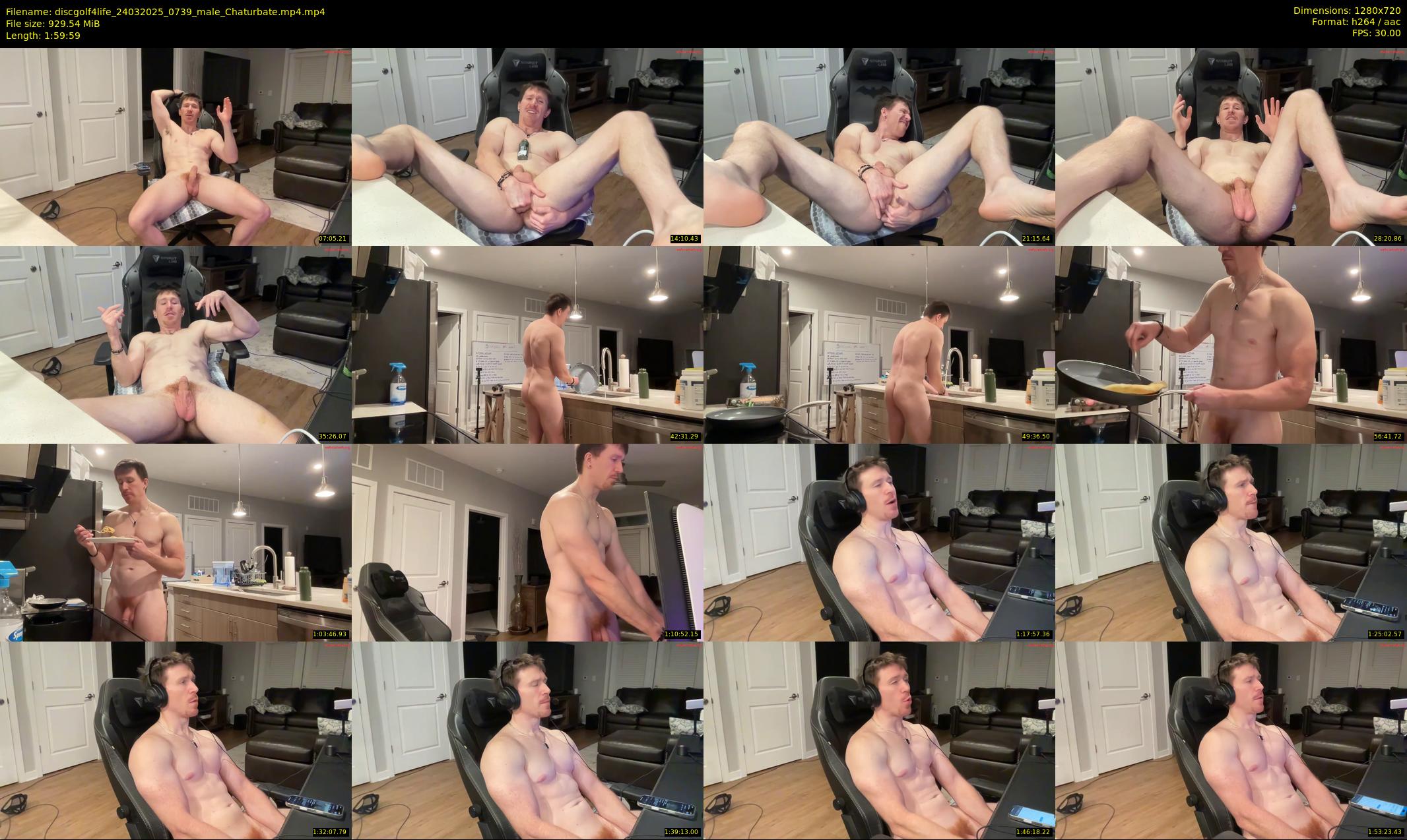 discgolf4life — 120 minute Chaturbate male cam show recording, 720p, Mar 24, 2025