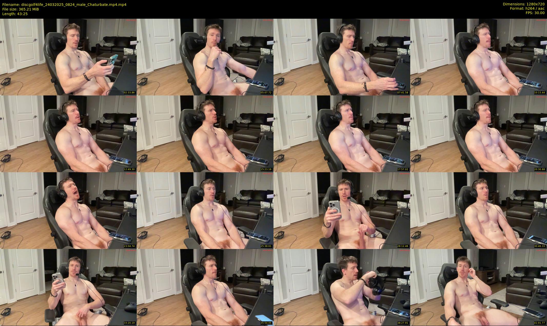 discgolf4life — 44 minute Chaturbate male cam show recording, 720p, Mar 24, 2025