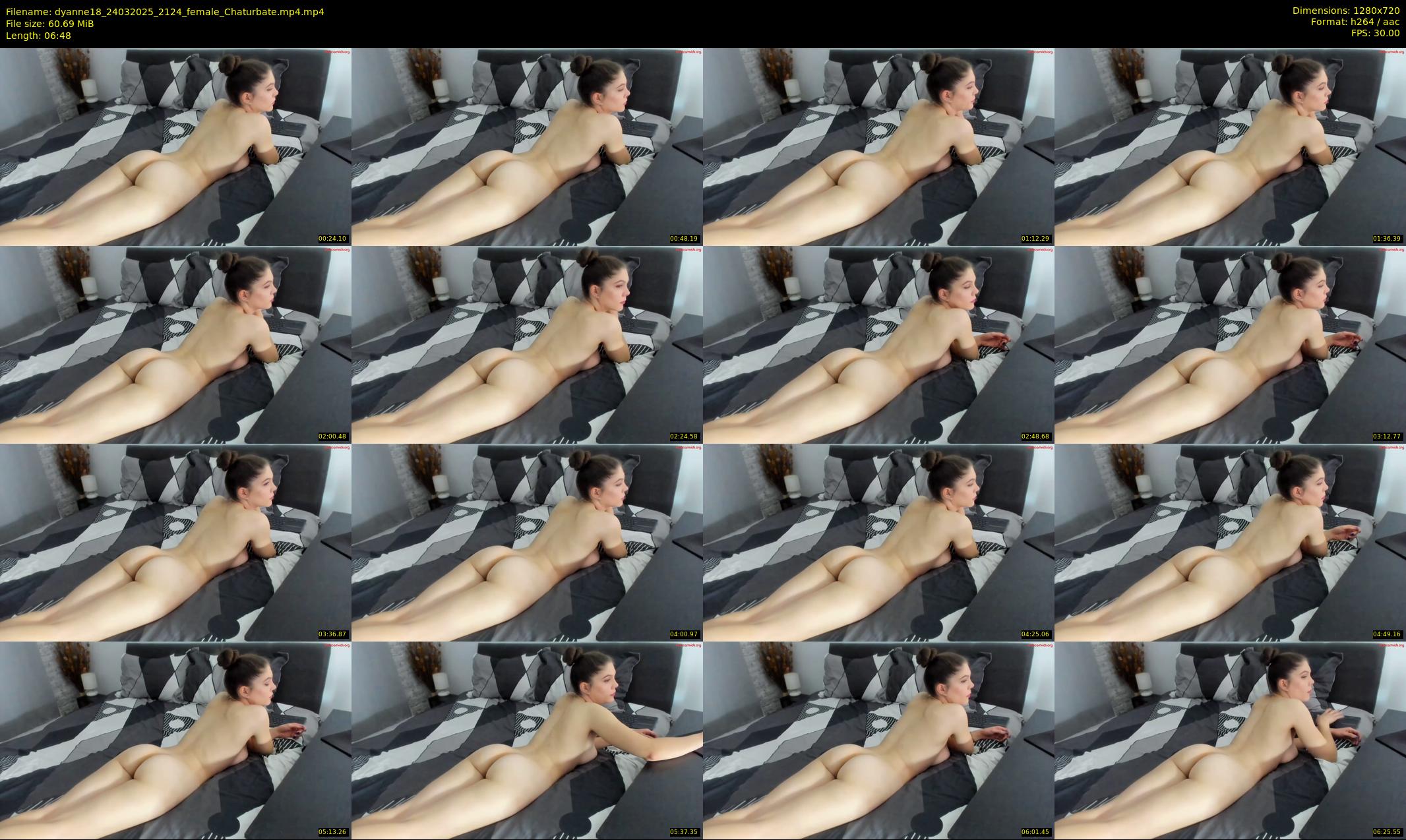 dyanne18 — 7 minute Chaturbate female cam show recording, 720p, Mar 24, 2025