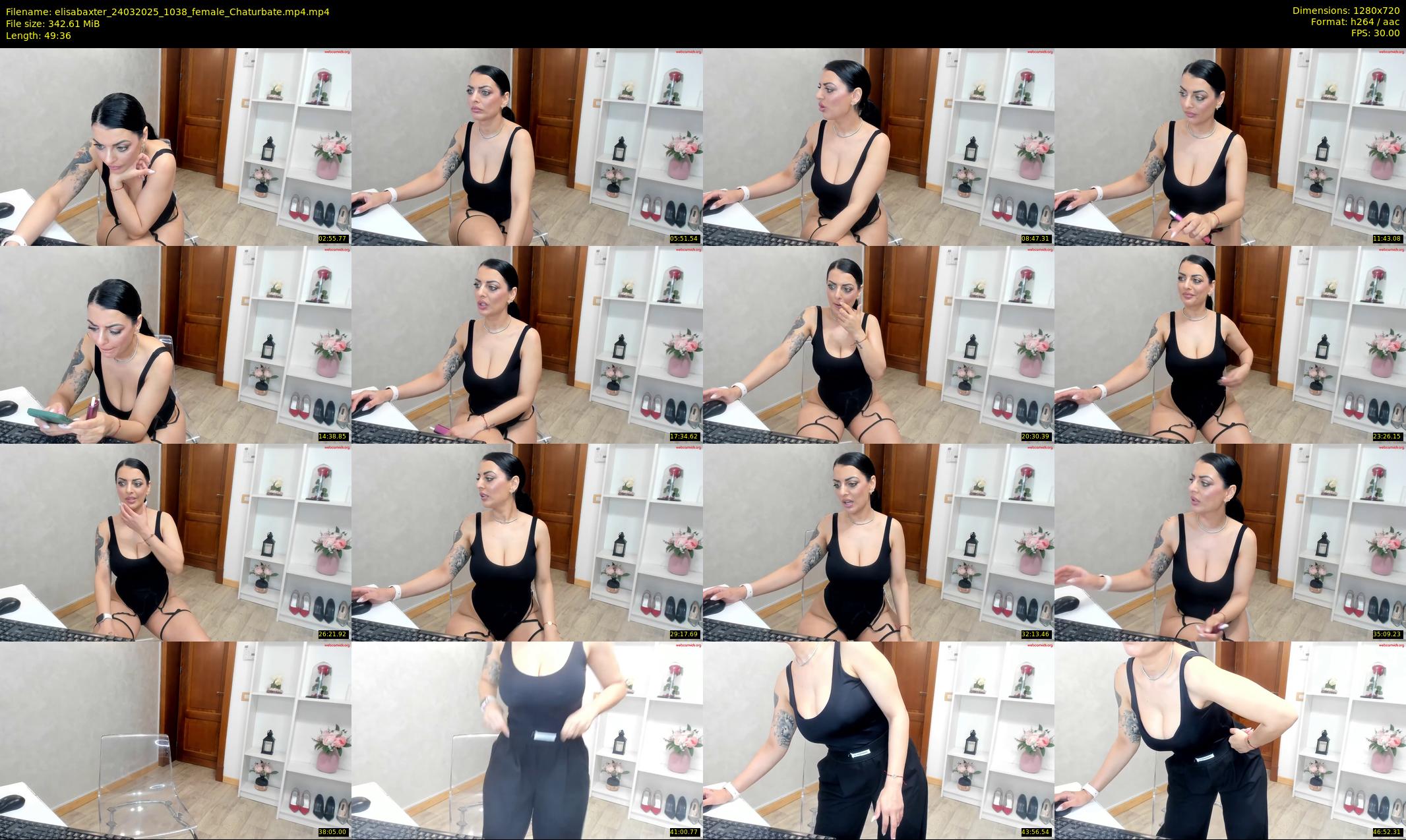 elisabaxter — 50 minute Chaturbate female cam show recording, 720p, Mar 24, 2025