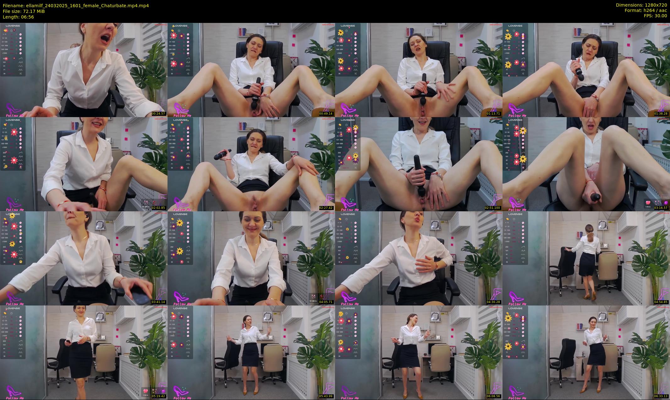 ellamilf — 7 minute Chaturbate female cam show recording, 720p, Mar 24, 2025