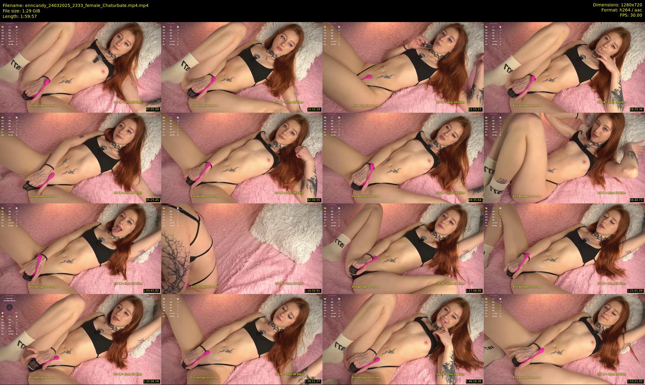enncandy — 120 minute Chaturbate female cam show recording, 720p, Mar 24, 2025