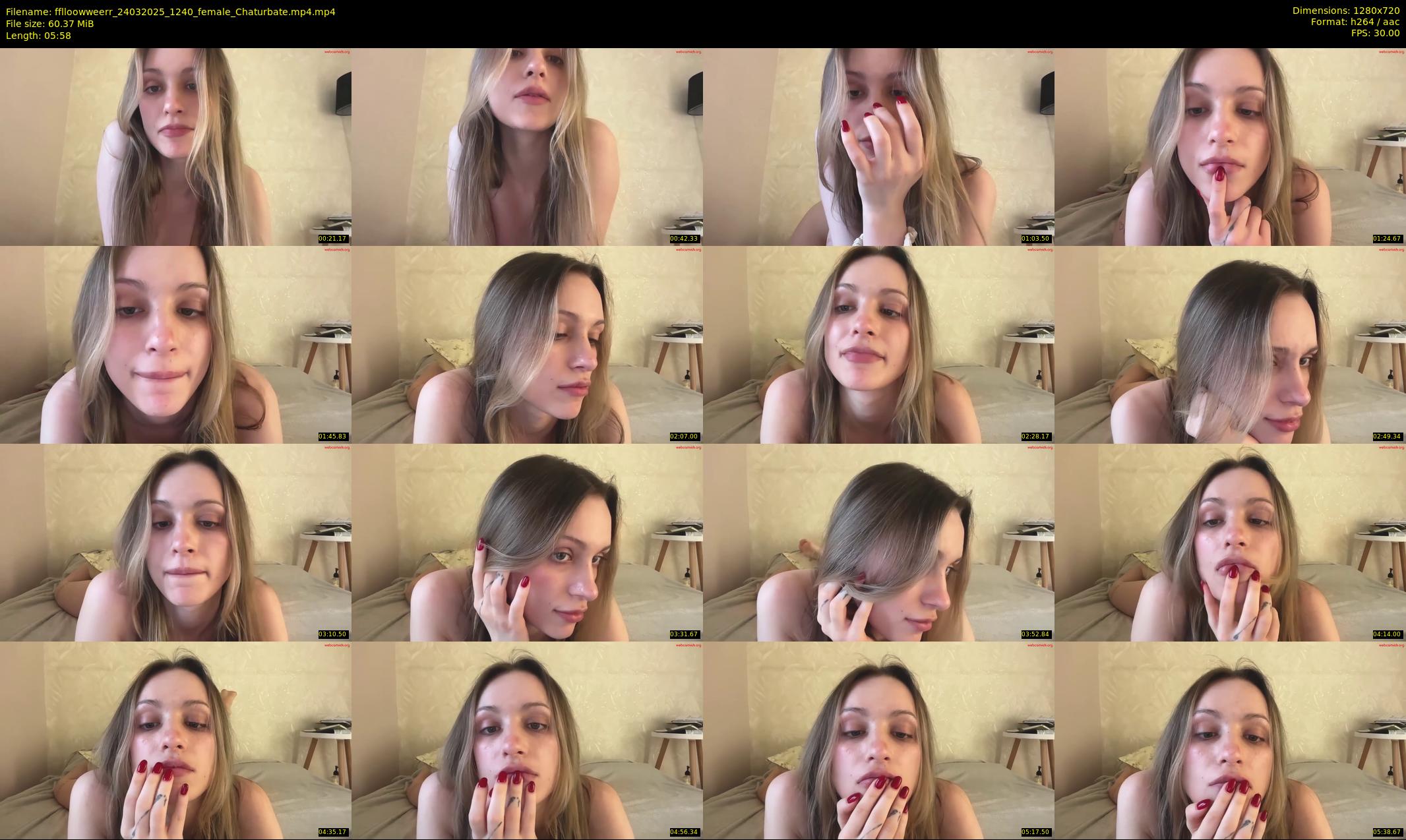 fflloowweerr — 6 minute Chaturbate couple cam show recording, 720p, Mar 24, 2025