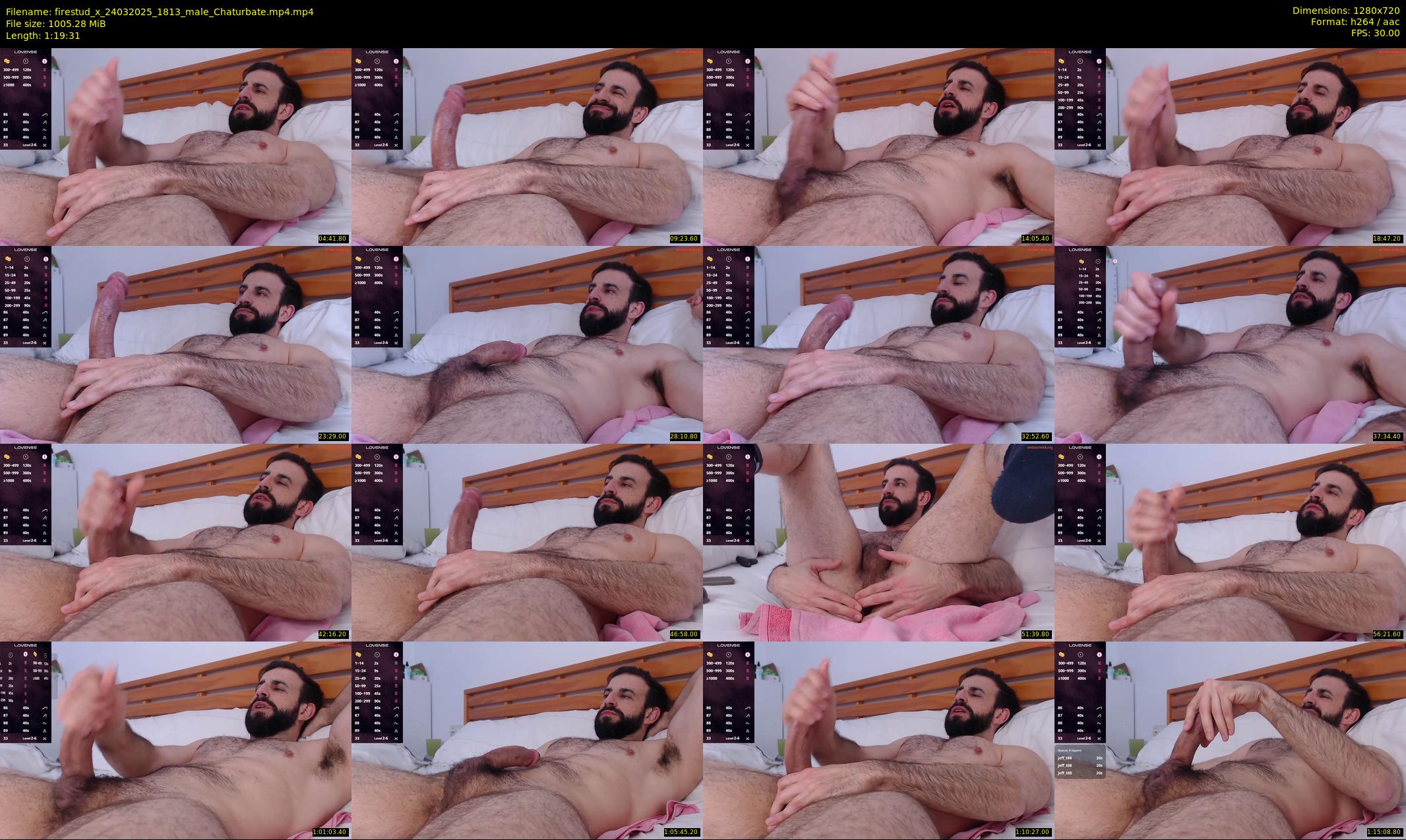 firestud_x — 80 minute Chaturbate male cam show recording, 720p, Mar 24, 2025