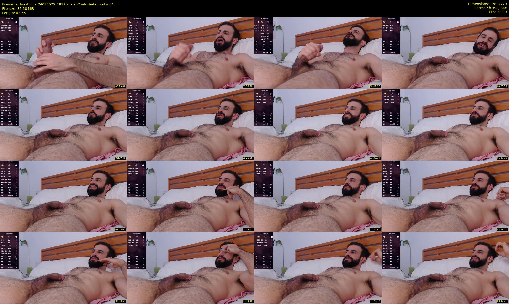 firestud_x — 4 minute Chaturbate male cam show recording, 720p, Mar 24, 2025