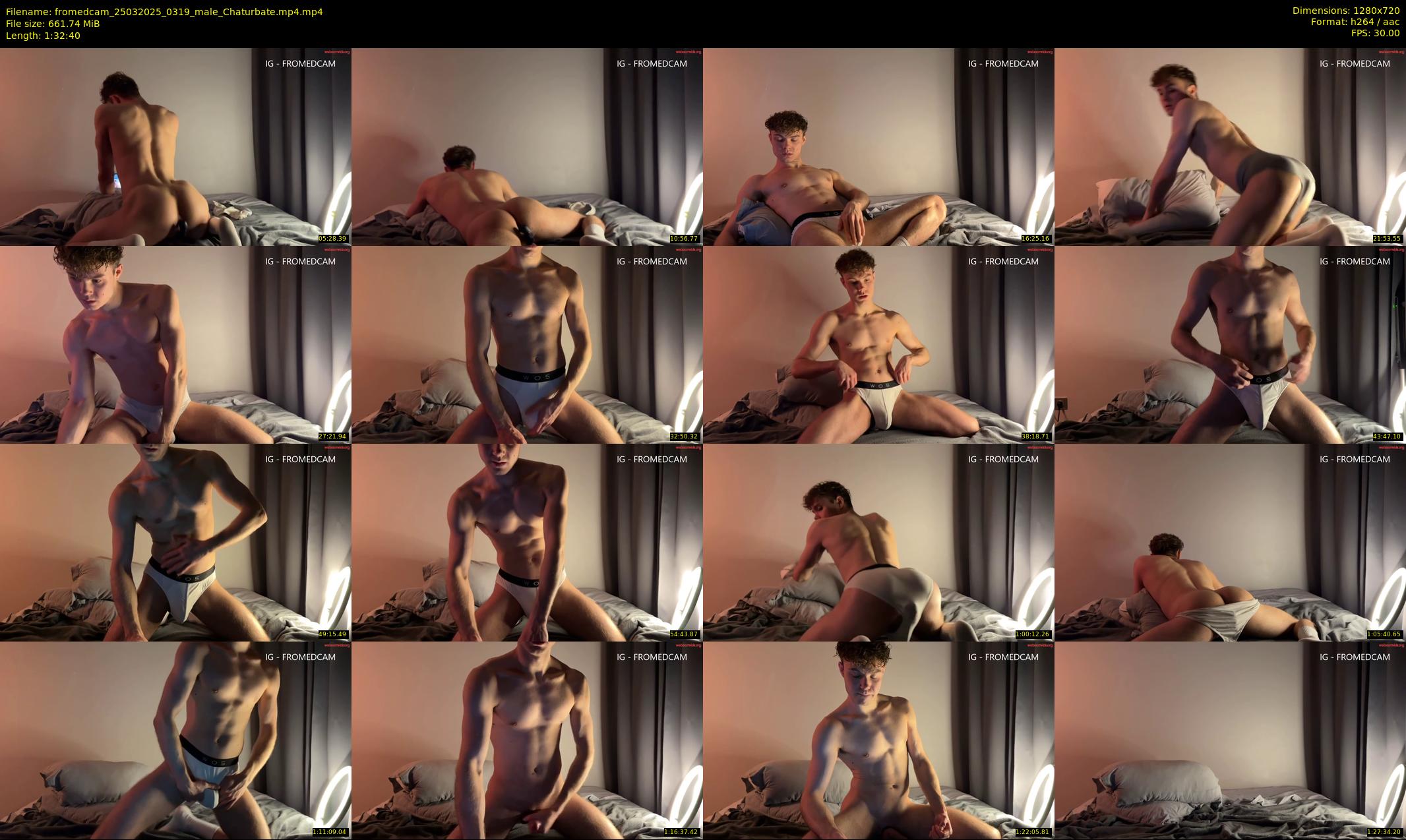 fromedcam — 93 minute Chaturbate male cam show recording, 720p, Mar 25, 2025