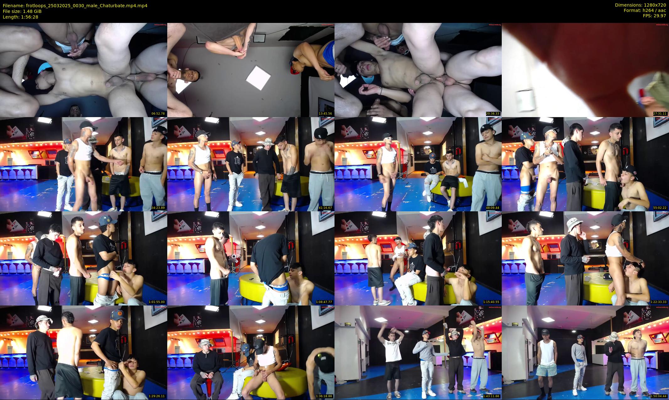 frotloops — 117 minute Chaturbate male cam show recording, 720p, Mar 25, 2025